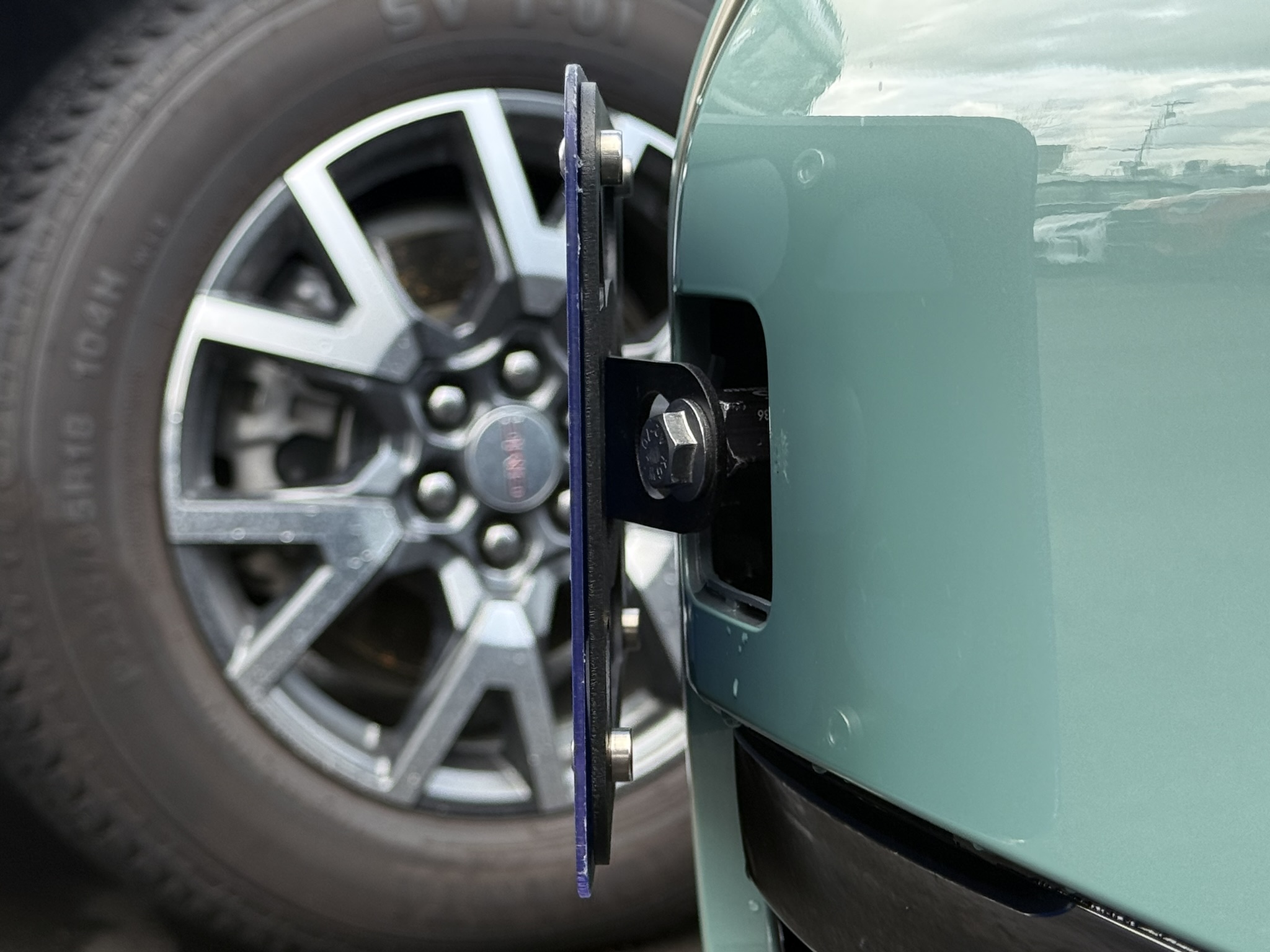 The Platypus License Plate Mount for MINI Cooper F66 2025 to 2028