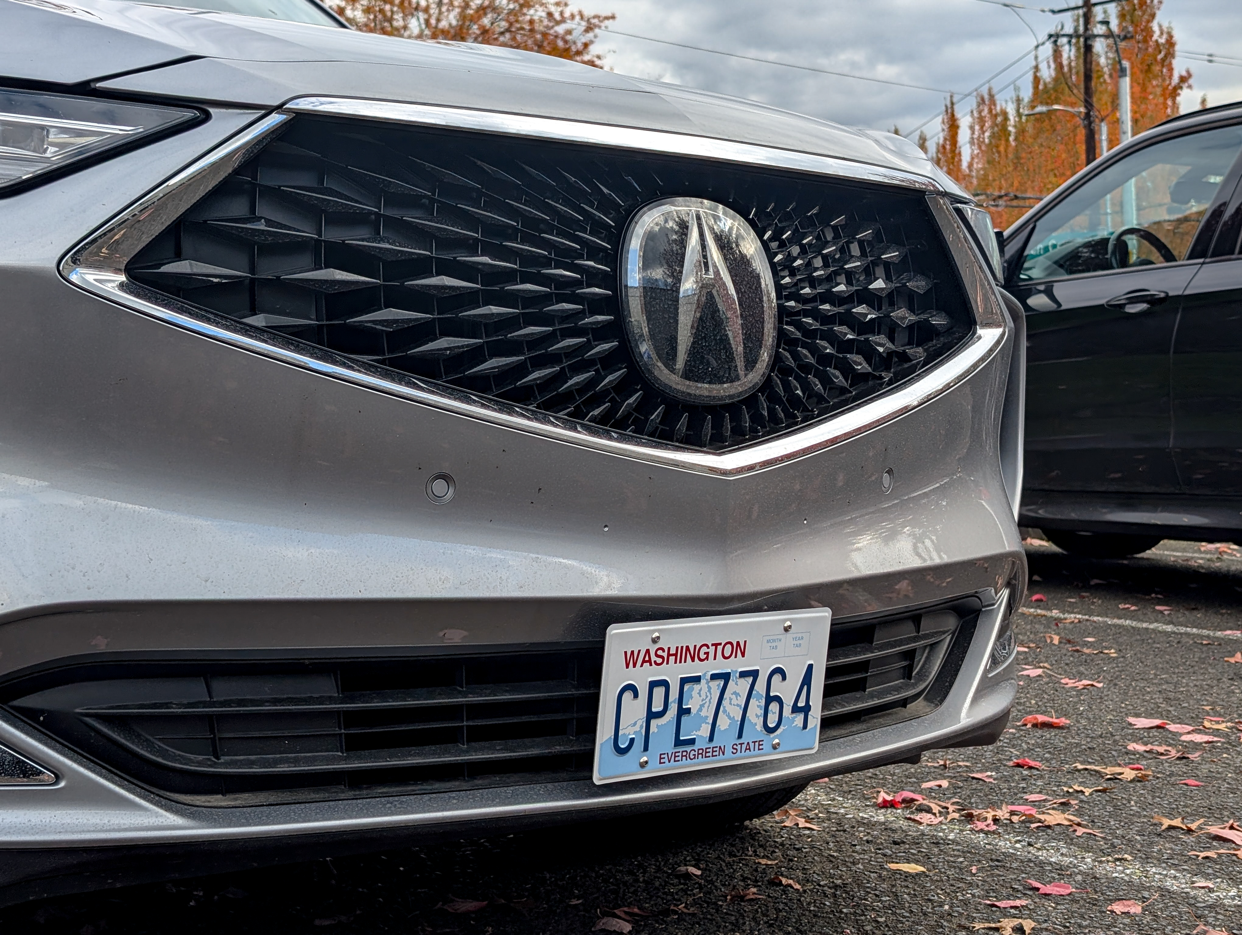 The Platypus License Plate Mount for Acura MDX 4th gen YD8/9