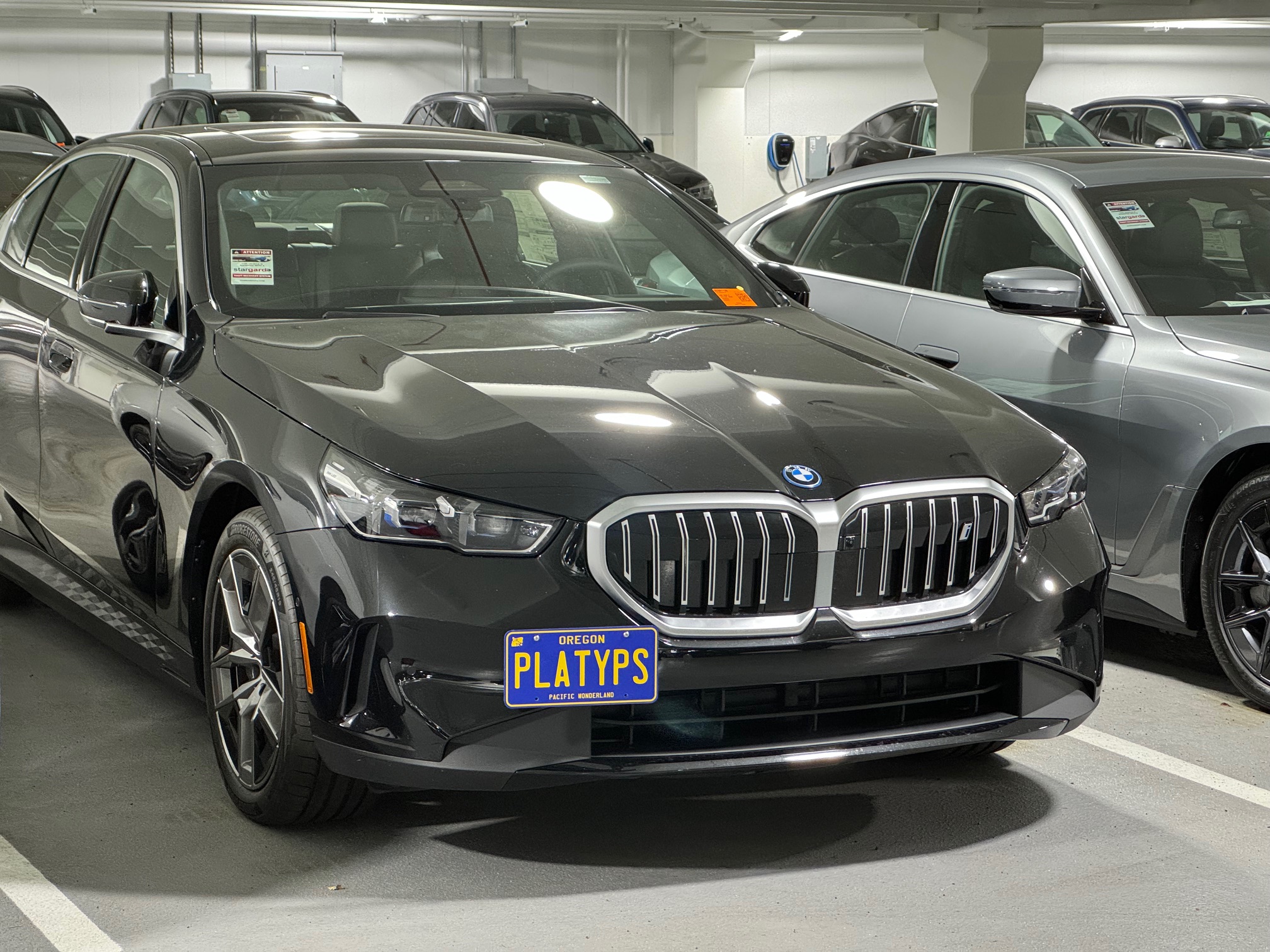 The Platypus License Plate Mount for BMW i5 G60, G61 2024 to 2024