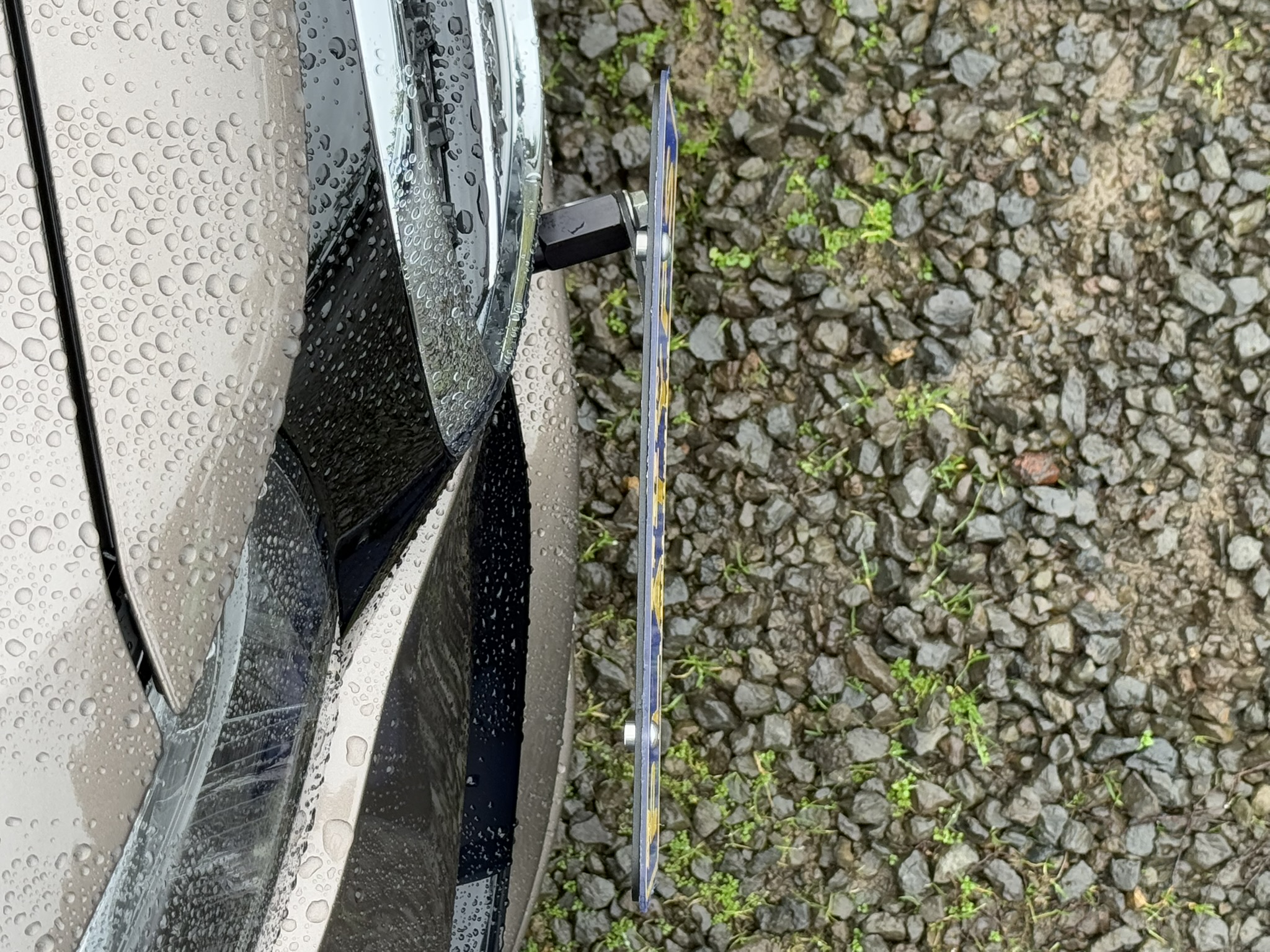 The Platypus License Plate Mount for Mercedes-Benz E-Class W214 2024 to 2025 Base