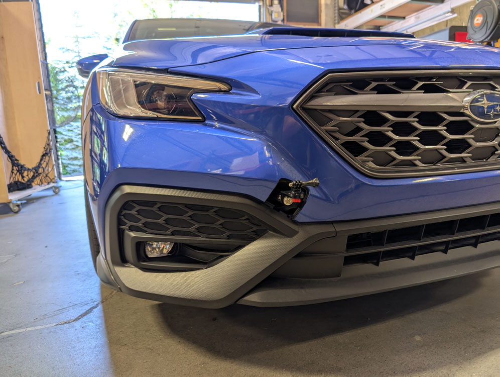 Action Cam Bumper Mount for Subaru Impreza 6th gen GU 2024 to 2025