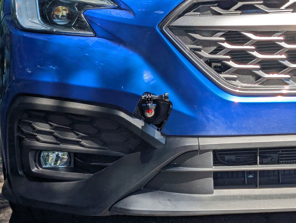 Action Cam Bumper Mount for Subaru Impreza 6th gen GU 2024 to 2025