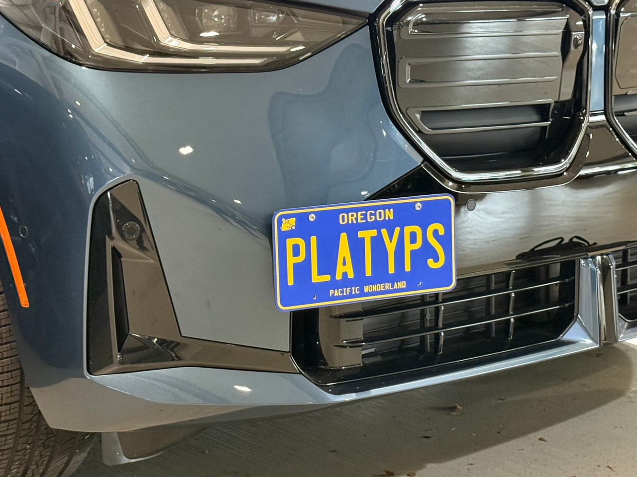 The Platypus License Plate Mount for BMW X3 G45 2025 to 2025 M50 xDrive