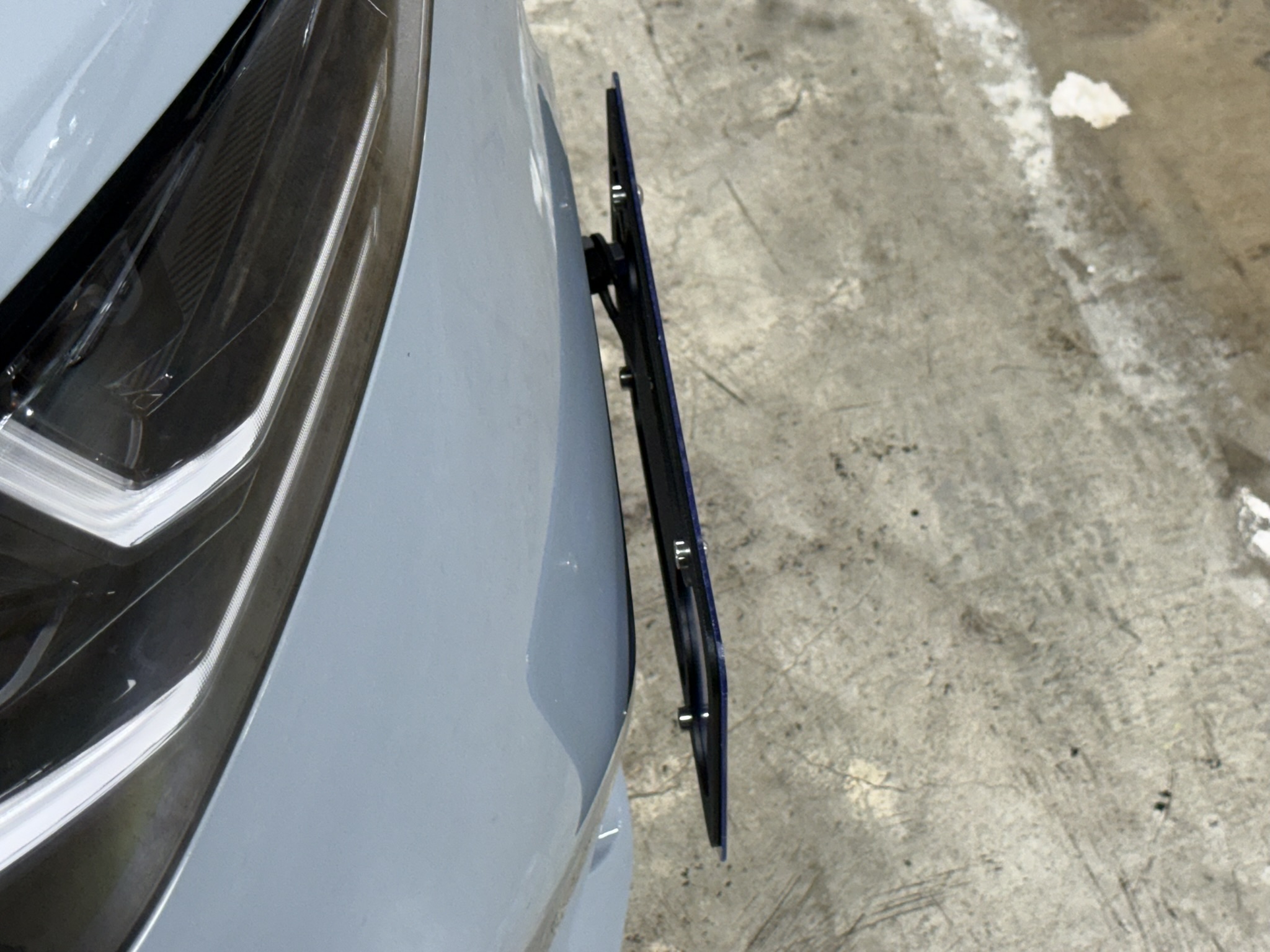 The Platypus License Plate Mount for BMW X3 G45 2025 to 2026