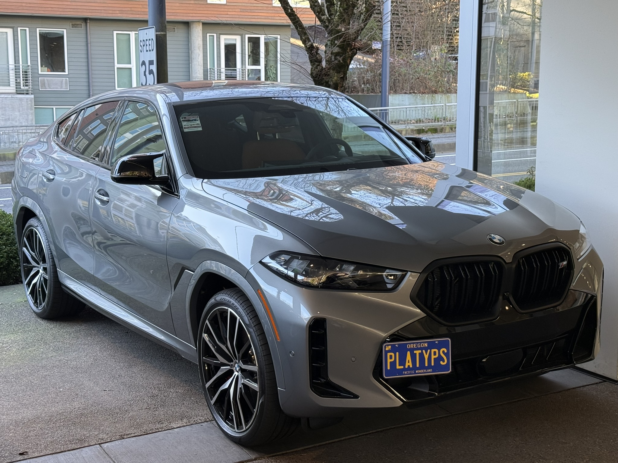 The Platypus License Plate Mount for BMW X6 G06 2020 to 2025 M60i