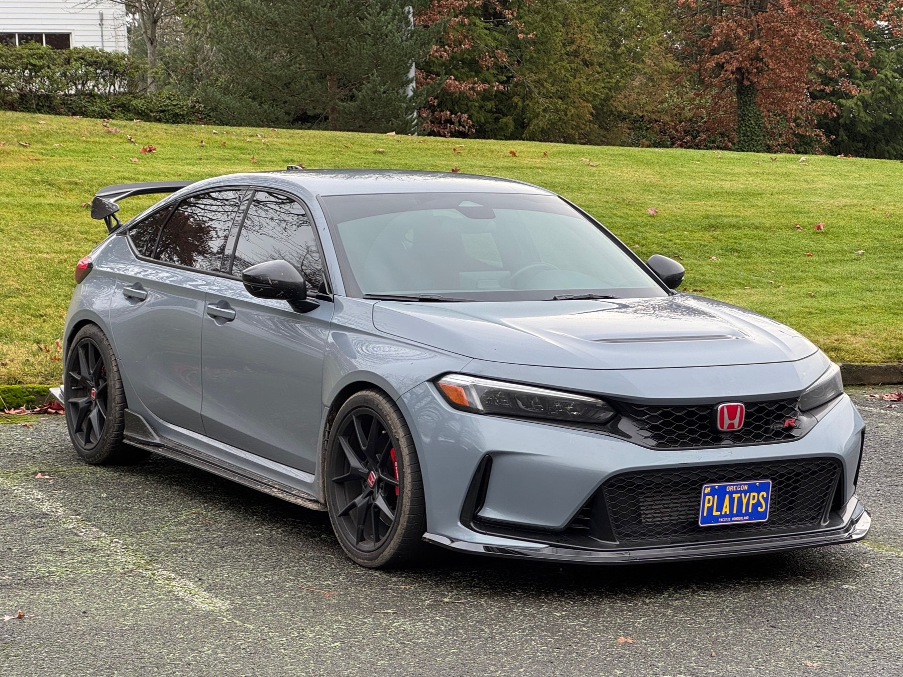 The Platypus License Plate Mount for Honda Civic 11th gen 2021 to 2025 Type R