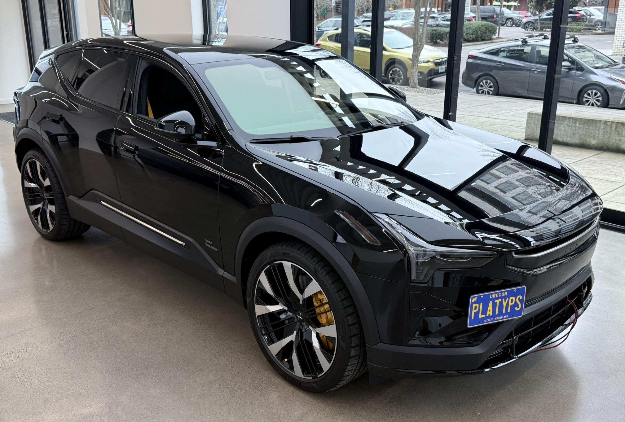 The Platypus License Plate Mount for Polestar 3 2025 to 2025