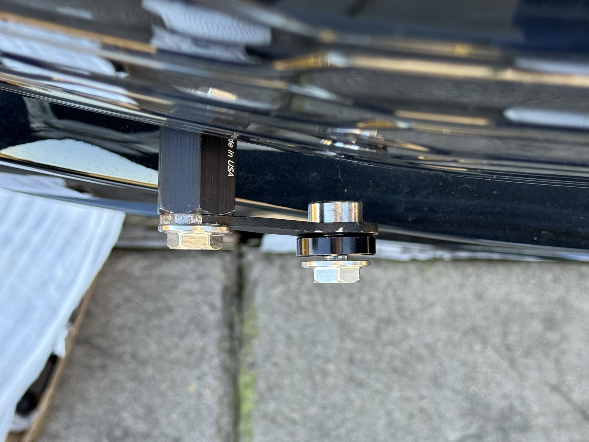 The Platypus License Plate Mount for Audi Q6 e-tron 2025 to 2025