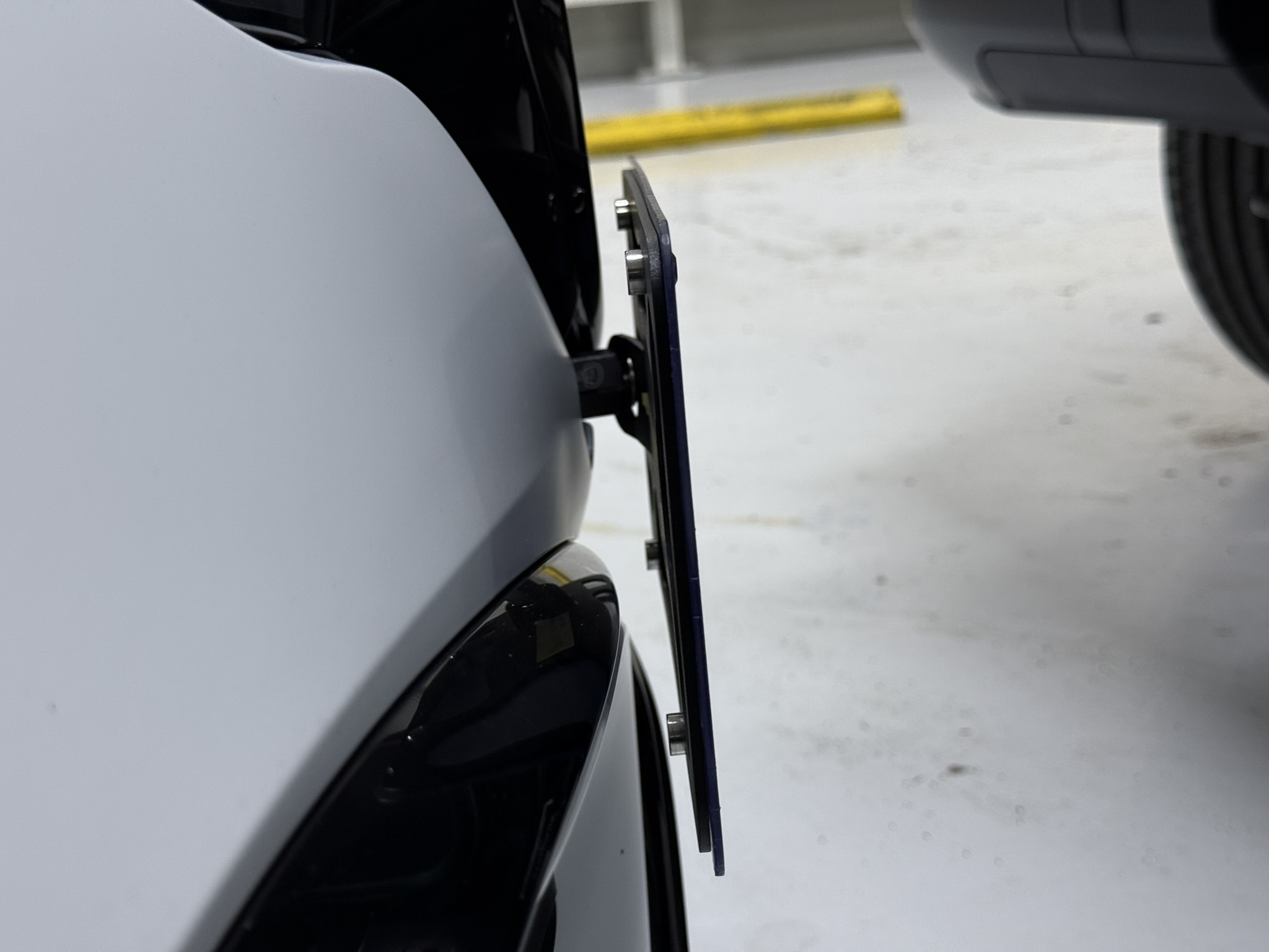 The Platypus License Plate Mount for Mercedes-Benz E-Class W214 2024 to 2025 AMG