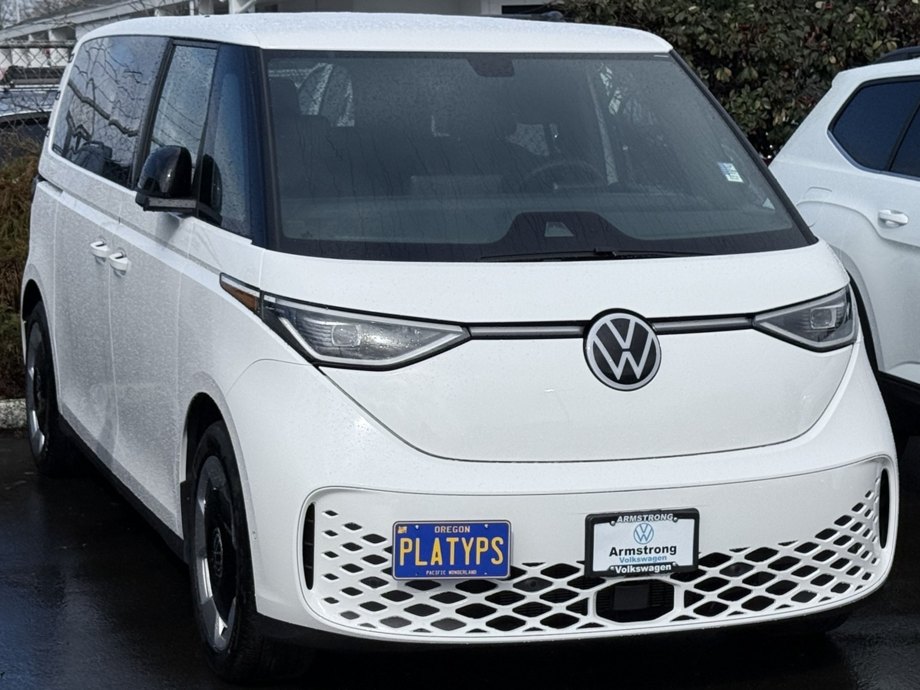 The Platypus License Plate Mount for Volkswagen ID. Buzz 2025 to 2025