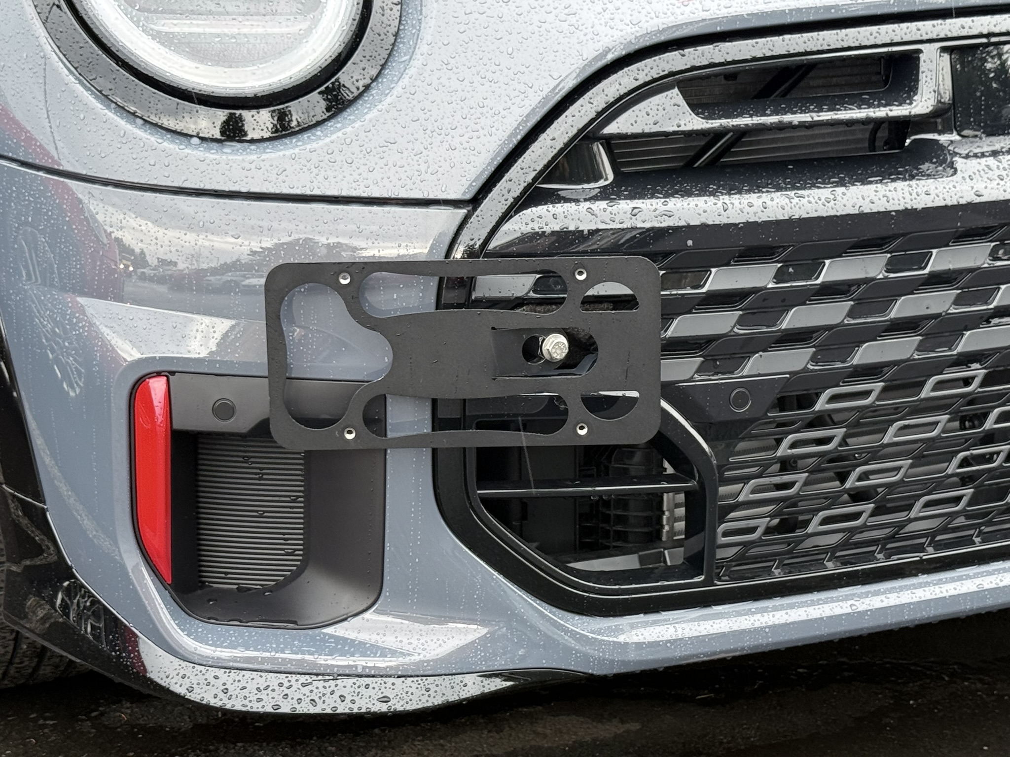 The Platypus License Plate Mount for MINI Cooper F67 2025 to 2028