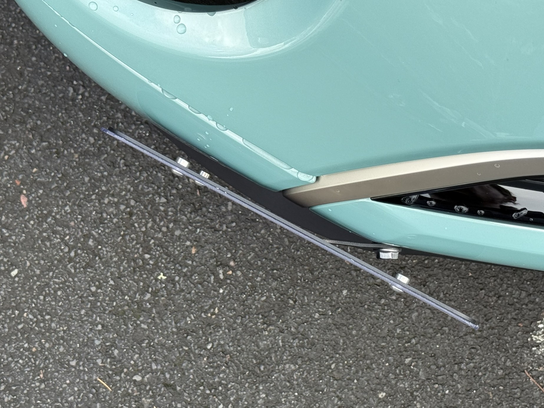 The Platypus License Plate Mount for MINI Cooper F67 2025 to 2028