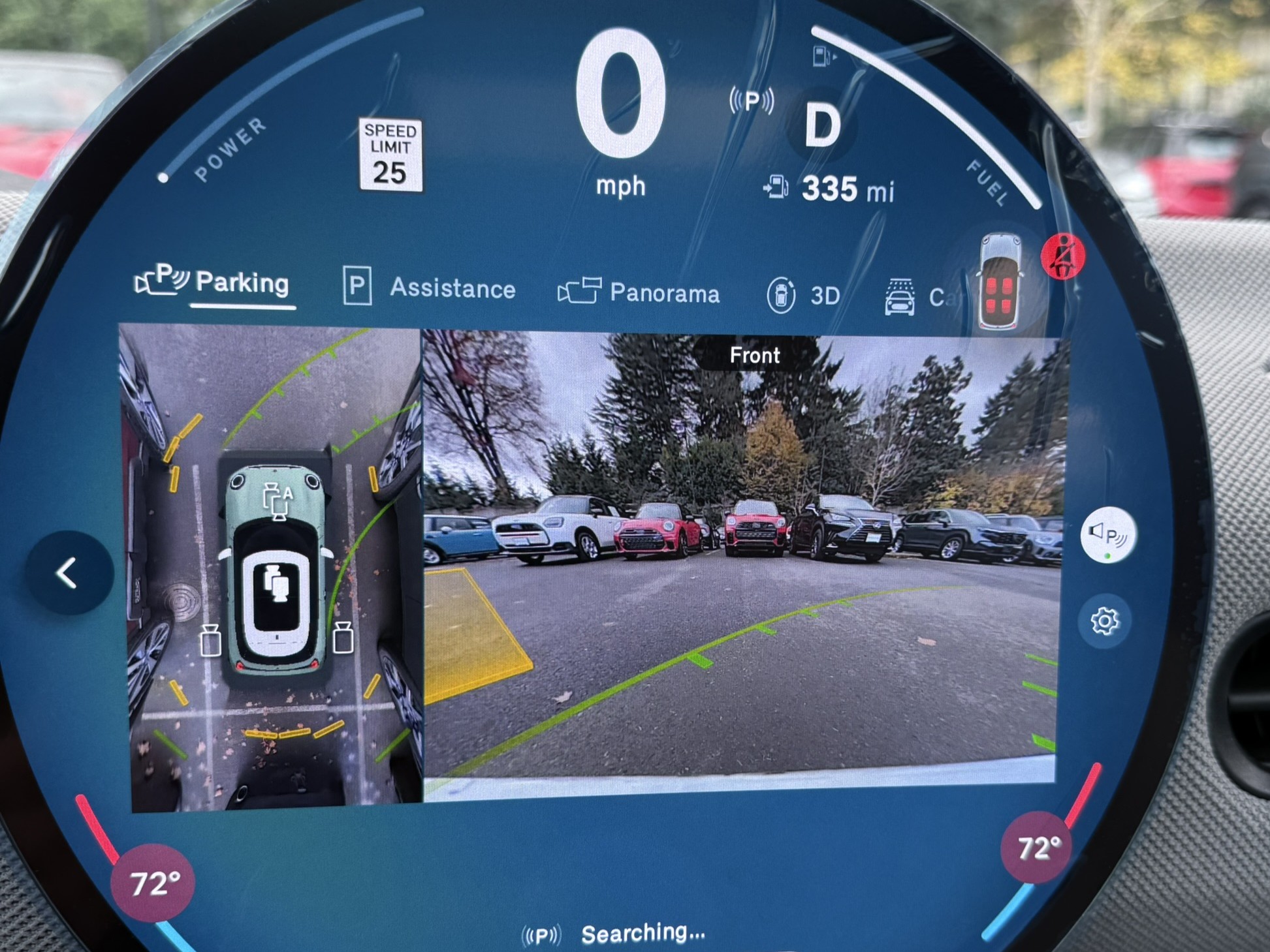 When installed correctly, the Platypus License Plate Mount will not interfere with the parking sensors. 