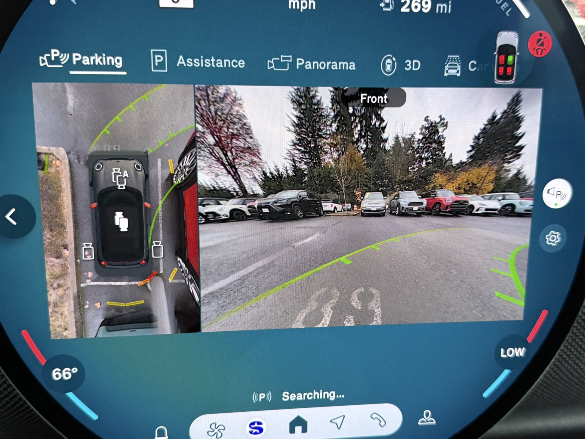 When installed correctly, the Platypus License Plate Mount will not interfere with the parking sensors. 
