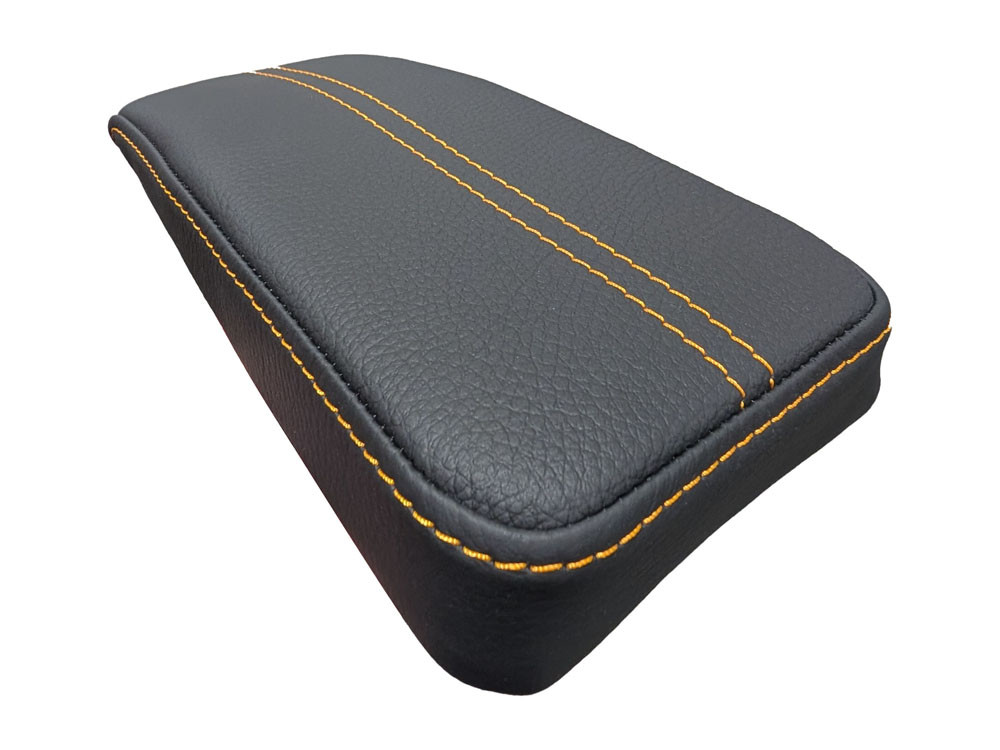 Padded Armrest for Mazda MX-5 Miata RF 4th gen ND 2017 to 2025 Black with Orange Stitching