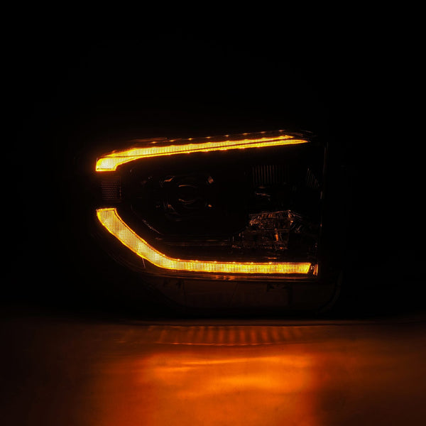 AlphaRex Projection Headlights for Toyota Tundra 3rd gen XC50 2014 to 2021 LUXX-Series LED Alpha Black