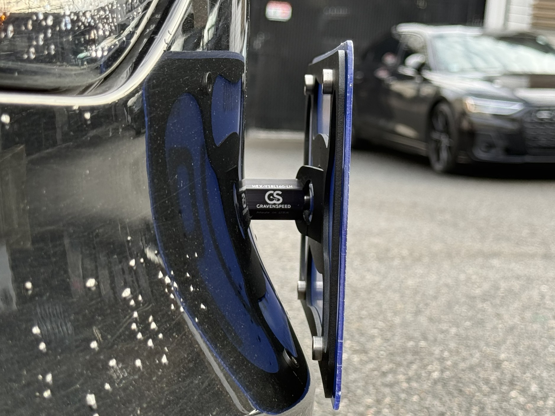 The Platypus License Plate Mount for Tesla Model Y Juniper 2026 to 2028