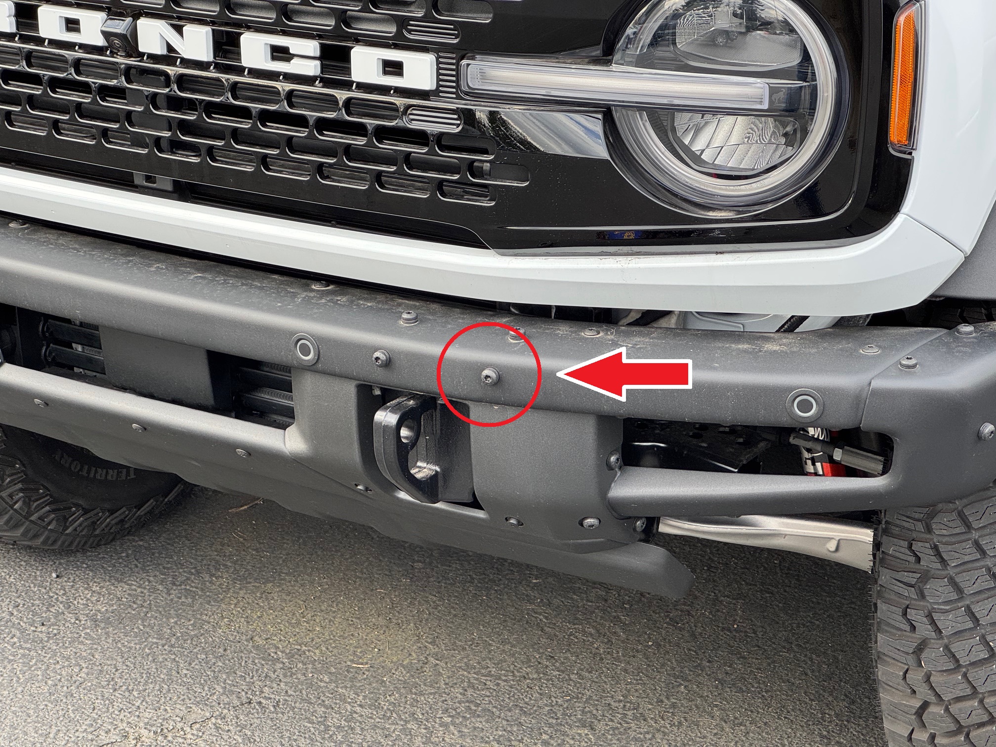 The Platypus License Plate Mount for Ford Bronco 6th gen 2021 to 2025 Bumper Mount (HD Modular Bumper Only)