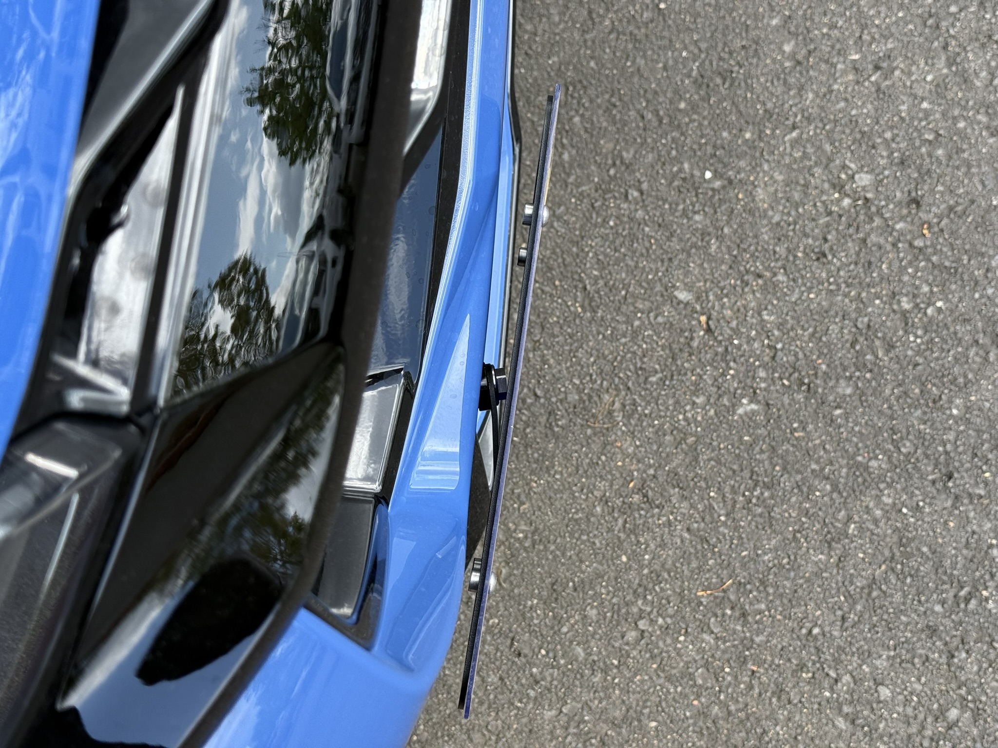 The Platypus License Plate Mount for Chevrolet Equinox 4th gen 2025 to 2026