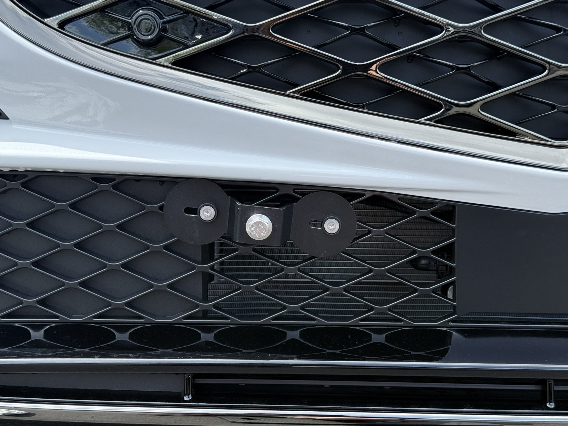 The Platypus License Plate Mount for Sport Advanced & Sport Prestige trim Genesis GV70 2022 to 2026 2026+