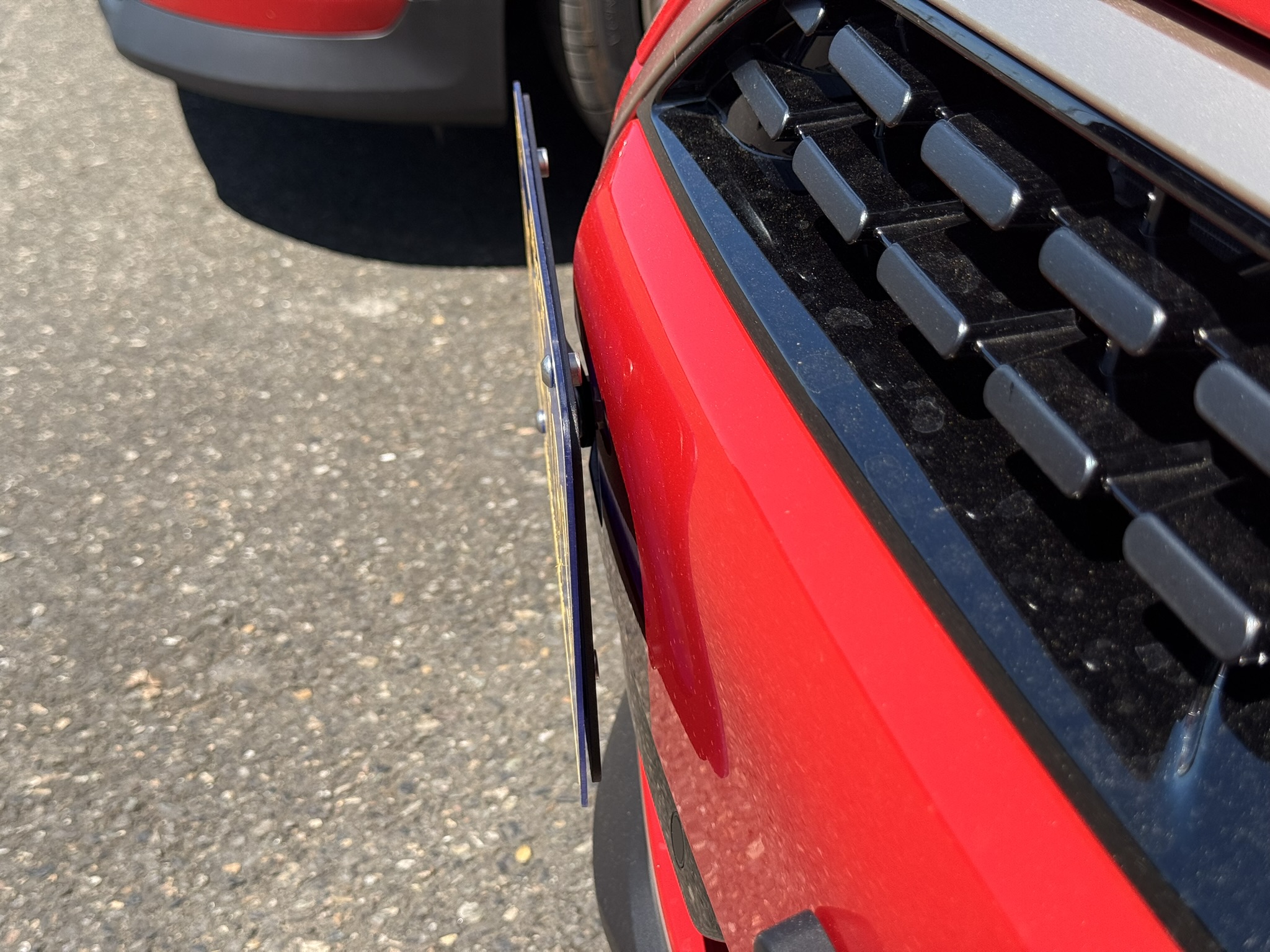 The Platypus License Plate Mount for MINI Convertible F67 2025 to 2026