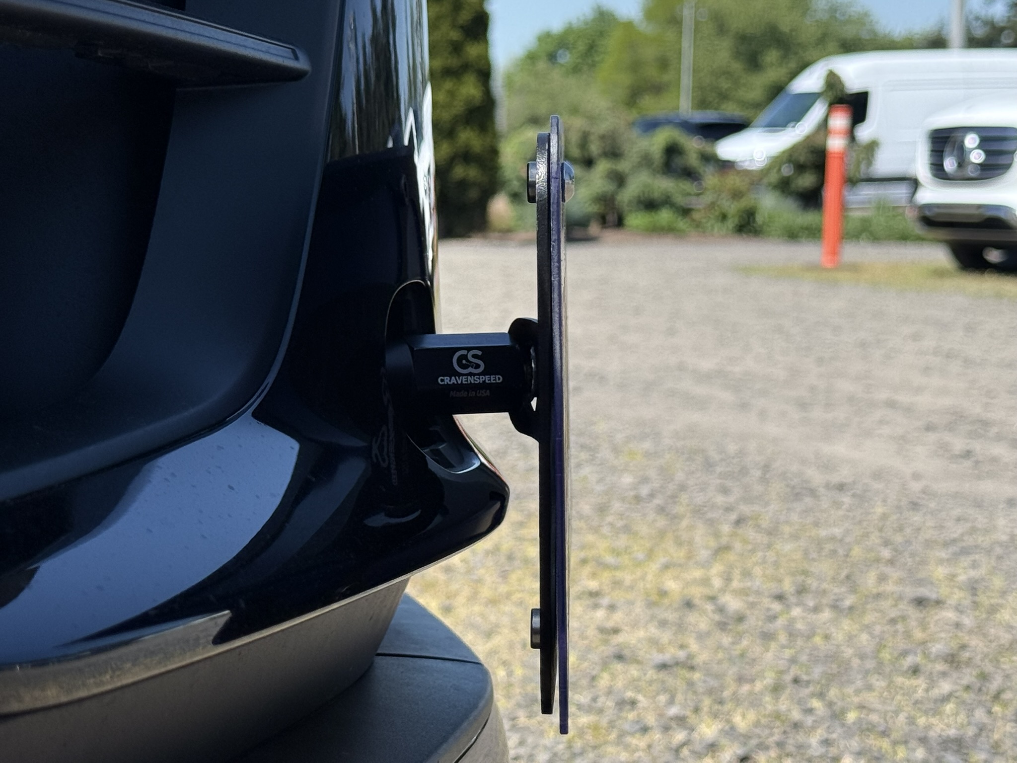 The Platypus License Plate Mount for Porsche Macan 1st gen 95B 2015 to 2025 95B.3 (2022 - 2025) Macan S (2022 - 2025)