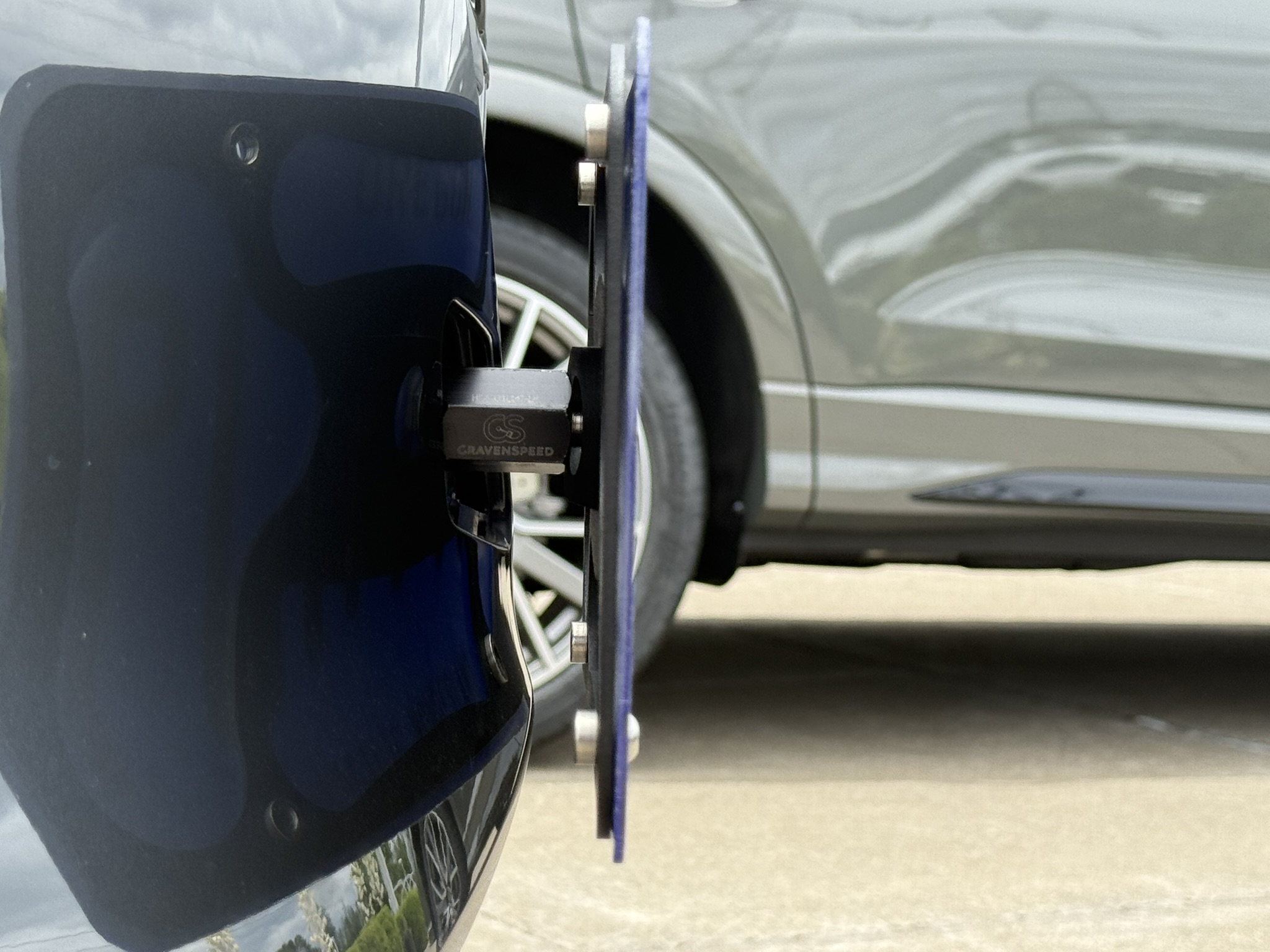 The Platypus License Plate Mount for Audi Q5 3rd gen 2025 to 2026 All New Audi Q5