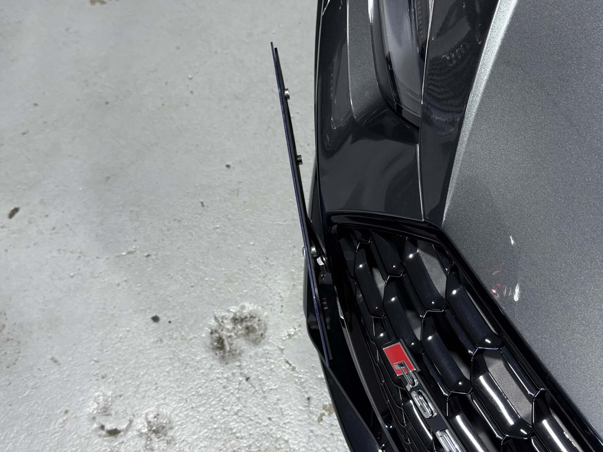 The Platypus License Plate Mount for Audi RS 5 B9 - 8W 2018 to 2025 2018 &amp; 2019 (Pre-facelift)