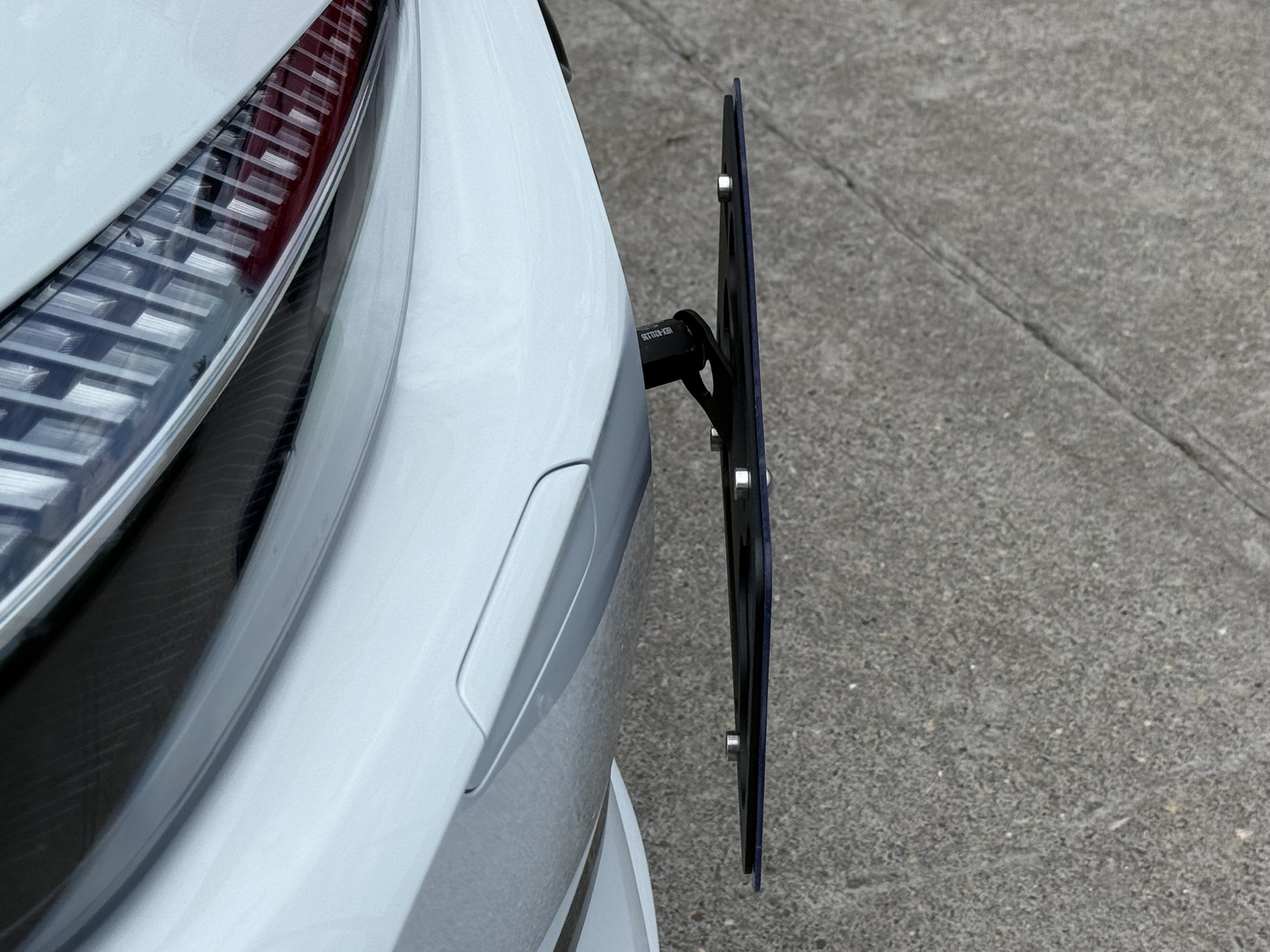 The Platypus License Plate Mount for Audi A5 All-new 3rd gen 2025 to 2026