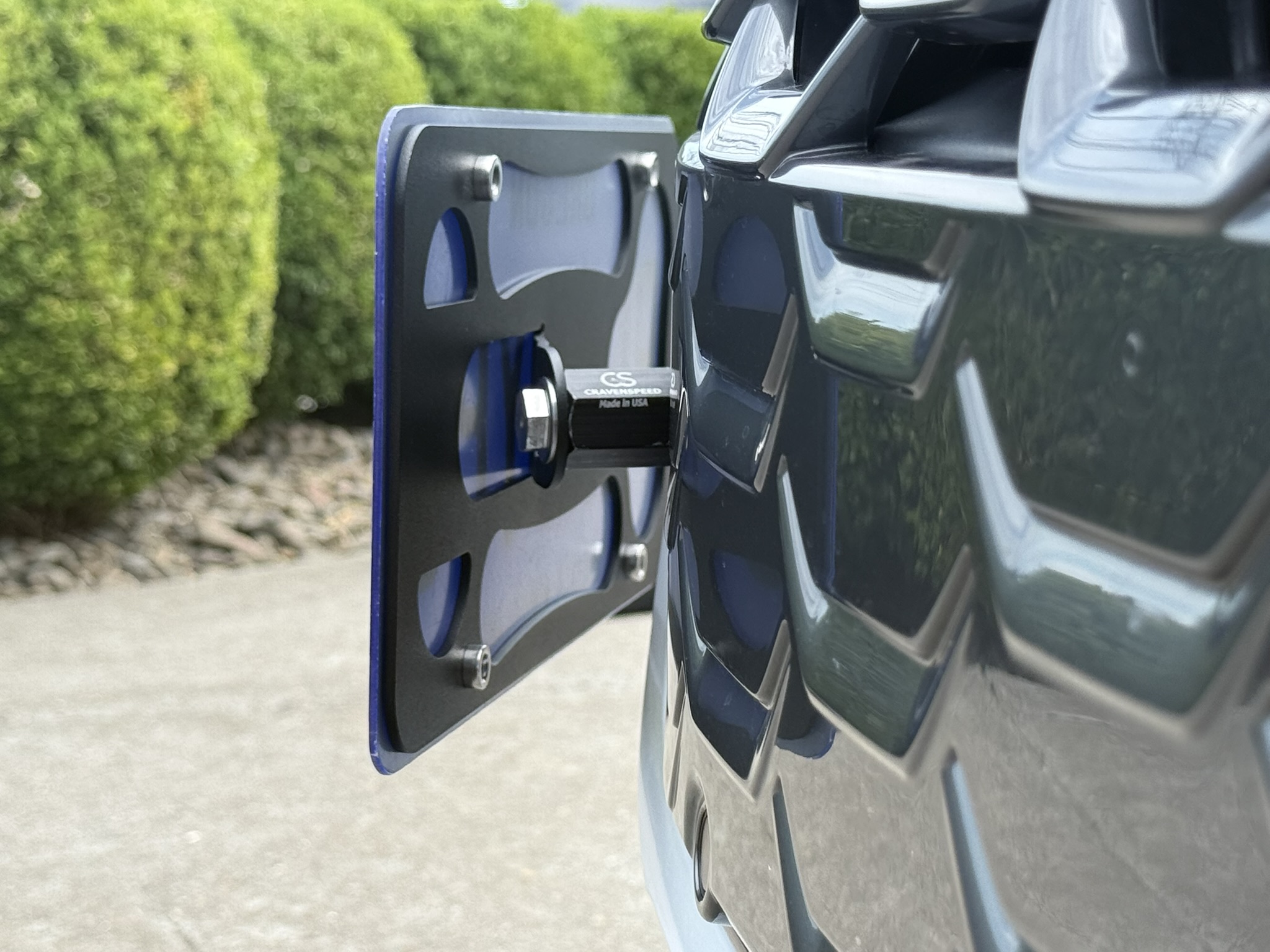 The Platypus License Plate Mount for Audi A5 All-new 3rd gen 2025 to 2026