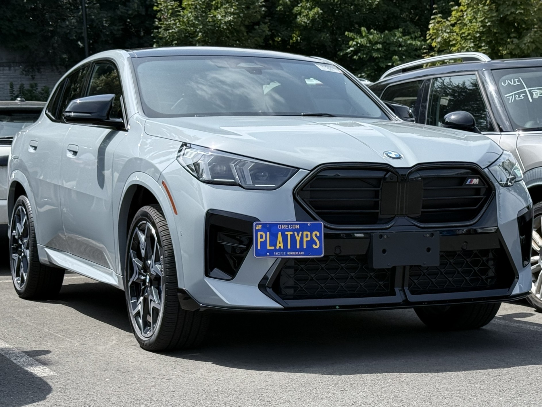 The Platypus License Plate Mount for BMW X2 2nd gen U10 2024 to 2026