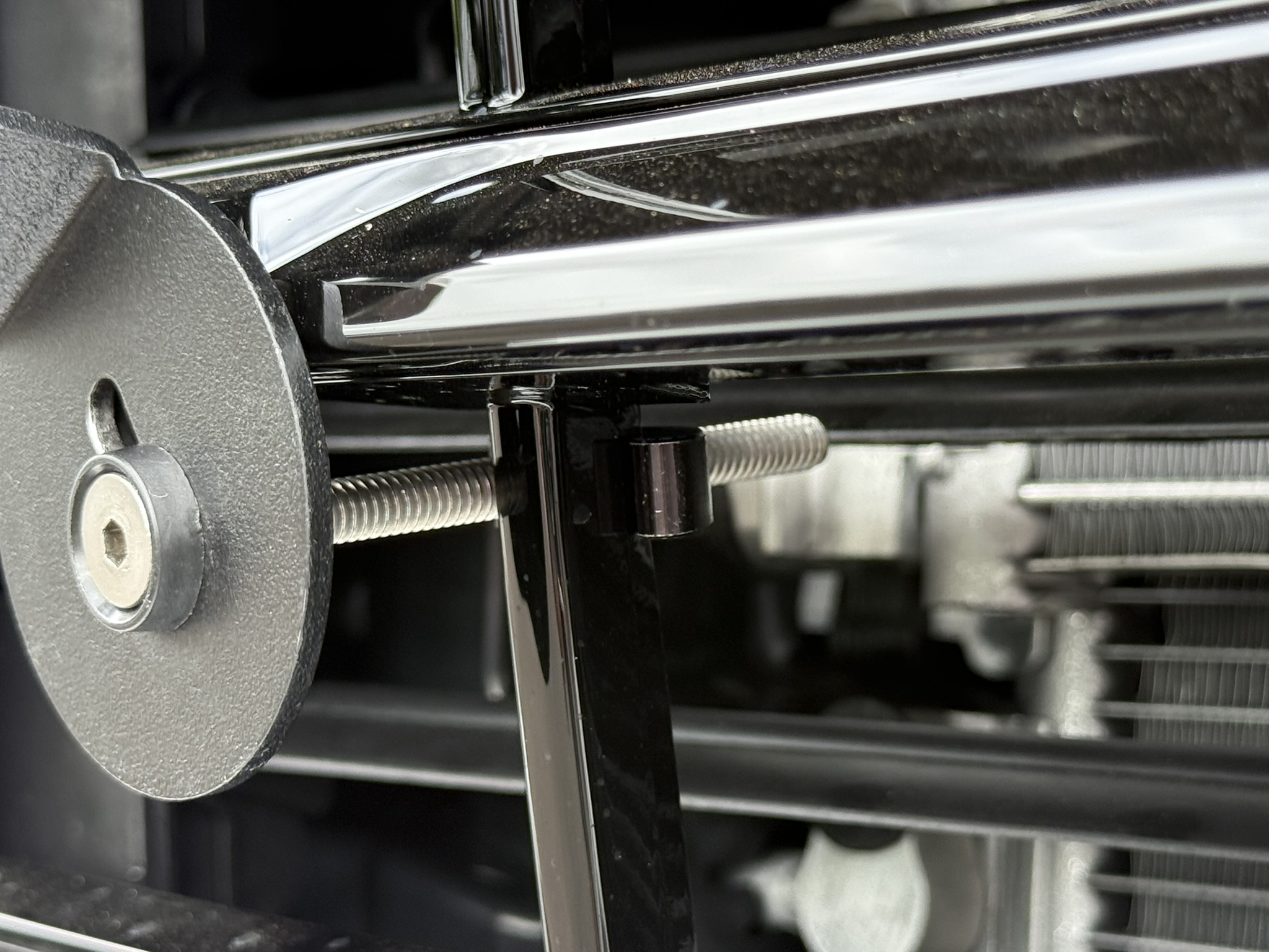 The Platypus License Plate Mount installed on a 2025 Chevrolet Silverado HD LT with the Z71 Off-Road Package