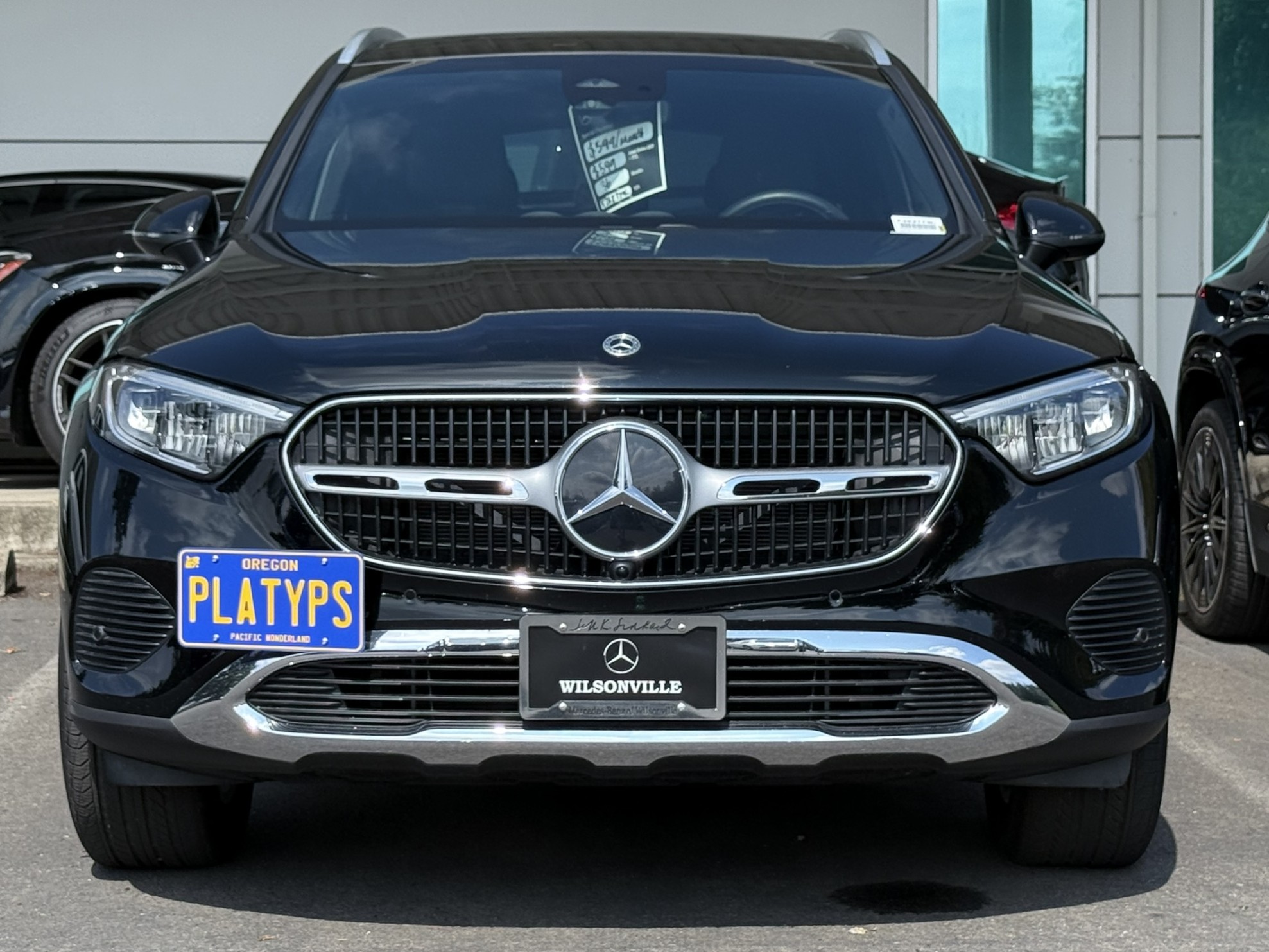 The Platypus License Plate Mount for Mercedes-Benz GLC-Class 2nd gen X254 2023 to 2026
