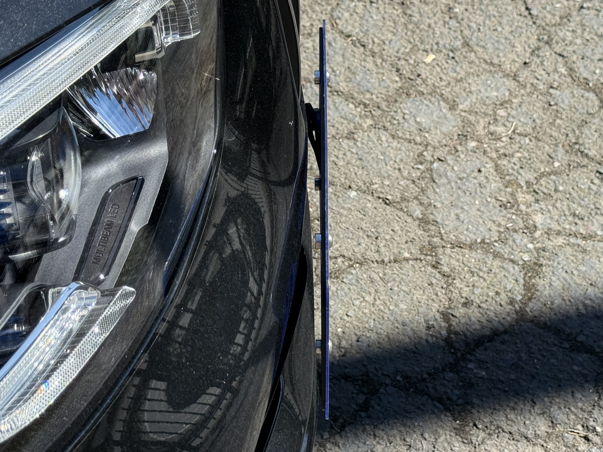 The Platypus License Plate Mount for Mercedes-Benz GLC-Class 1st gen X253 2016 to 2022 2020-2022 (Facelift) AMG