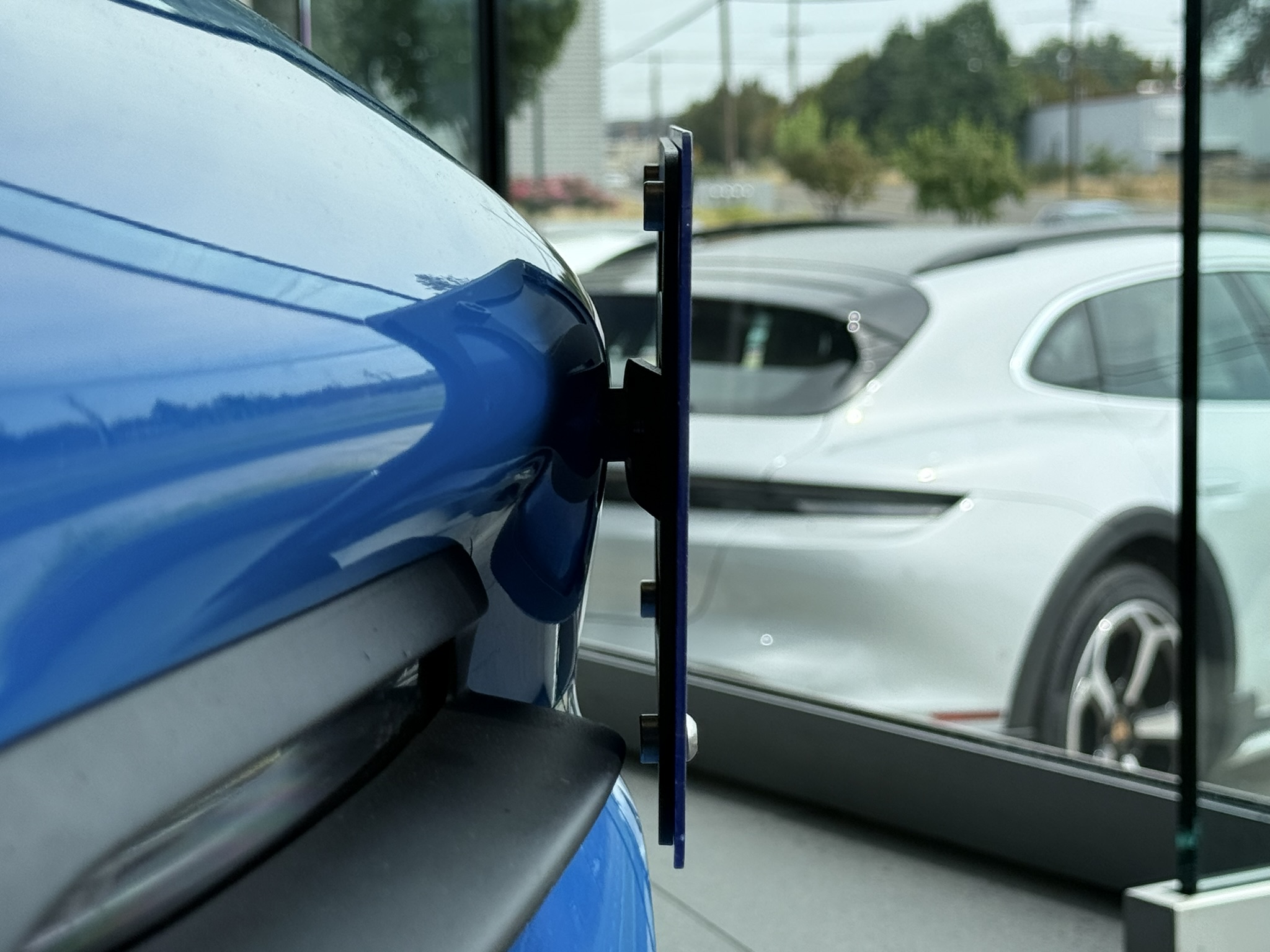 The Platypus License Plate Mount for Porsche 718 Cayman 982 2017 to 2025 GT4 / GT4 RS