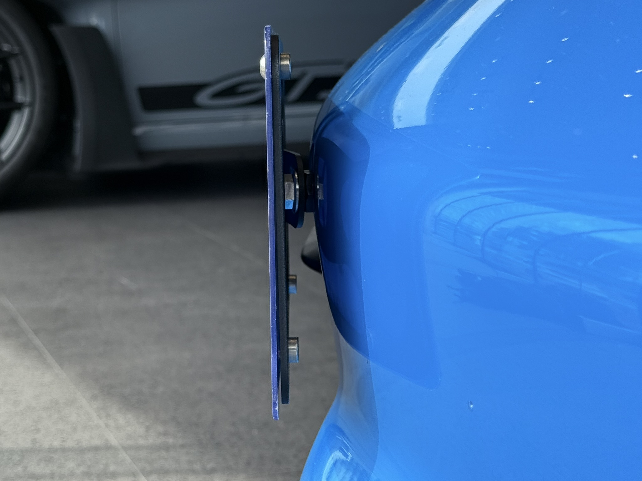 The Platypus License Plate Mount for Porsche 718 Boxster 981 2017 to 2025 Spyder / Spyder RS