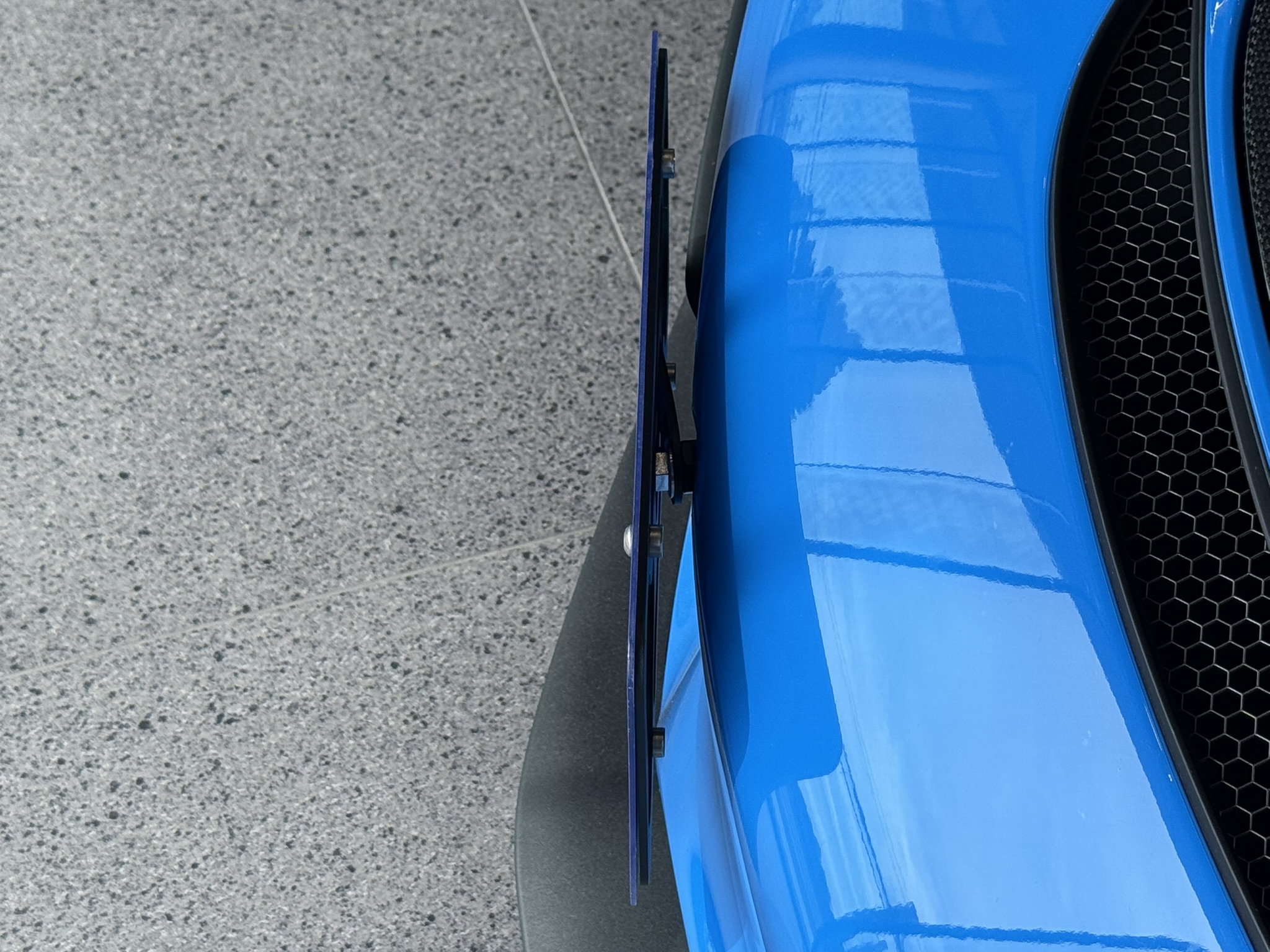 The Platypus License Plate Mount for Porsche 718 Boxster 981 2017 to 2025 Spyder / Spyder RS