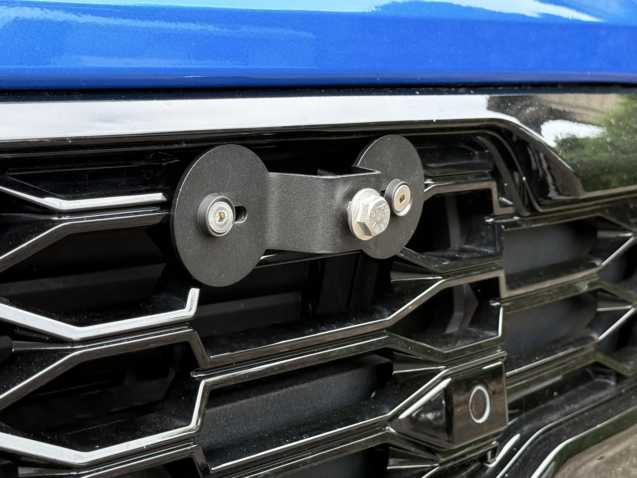 The Platypus License Plate Mount for Chevrolet Silverado EV 2024 to 2025