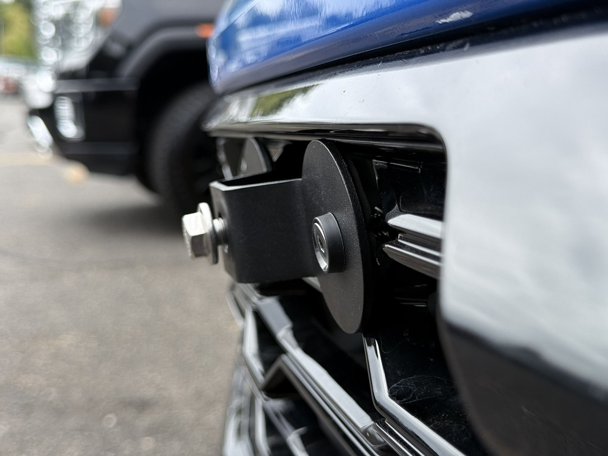 The Platypus License Plate Mount for Chevrolet Silverado EV 2024 to 2025