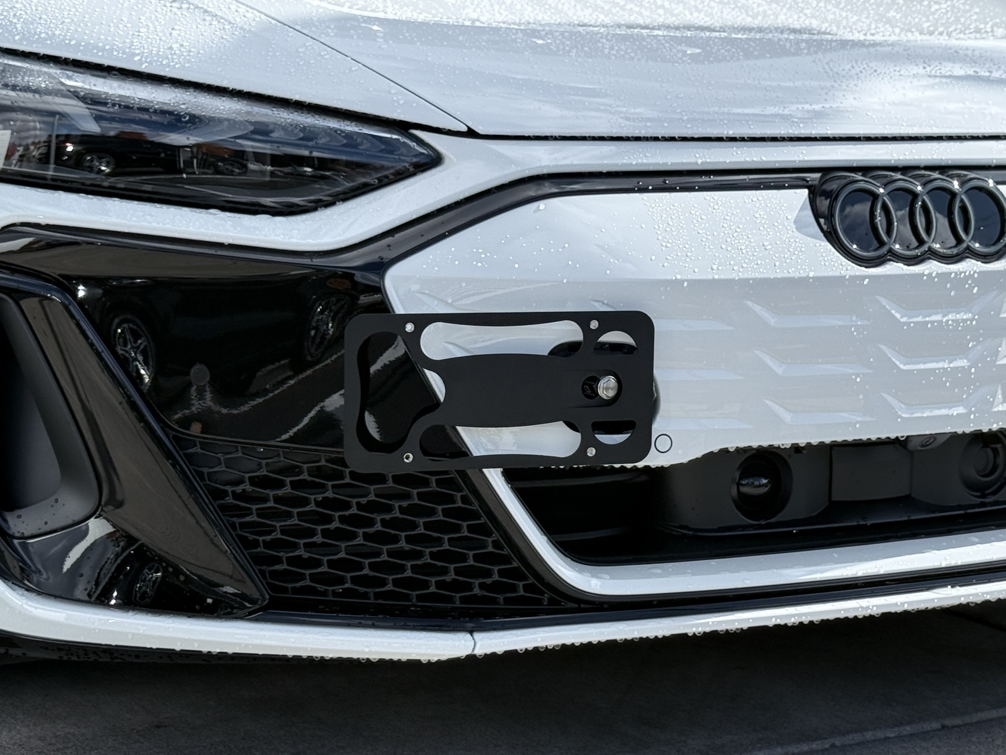 The Platypus License Plate Mount for Audi S e-tron GT 1st gen 2025 to 2026