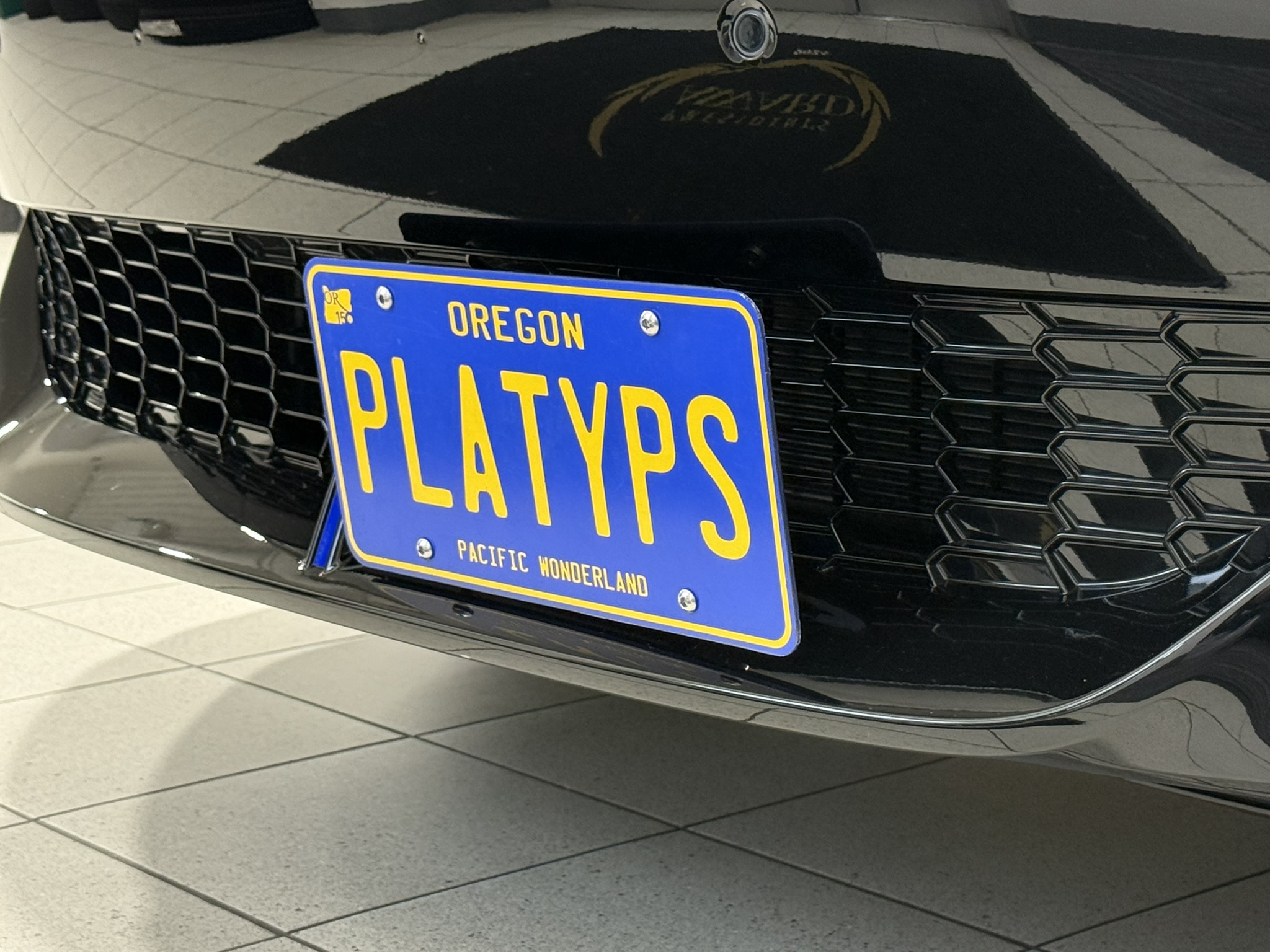 The Platypus License Plate Mount for Honda Prelude 6th gen 2026 to 2026