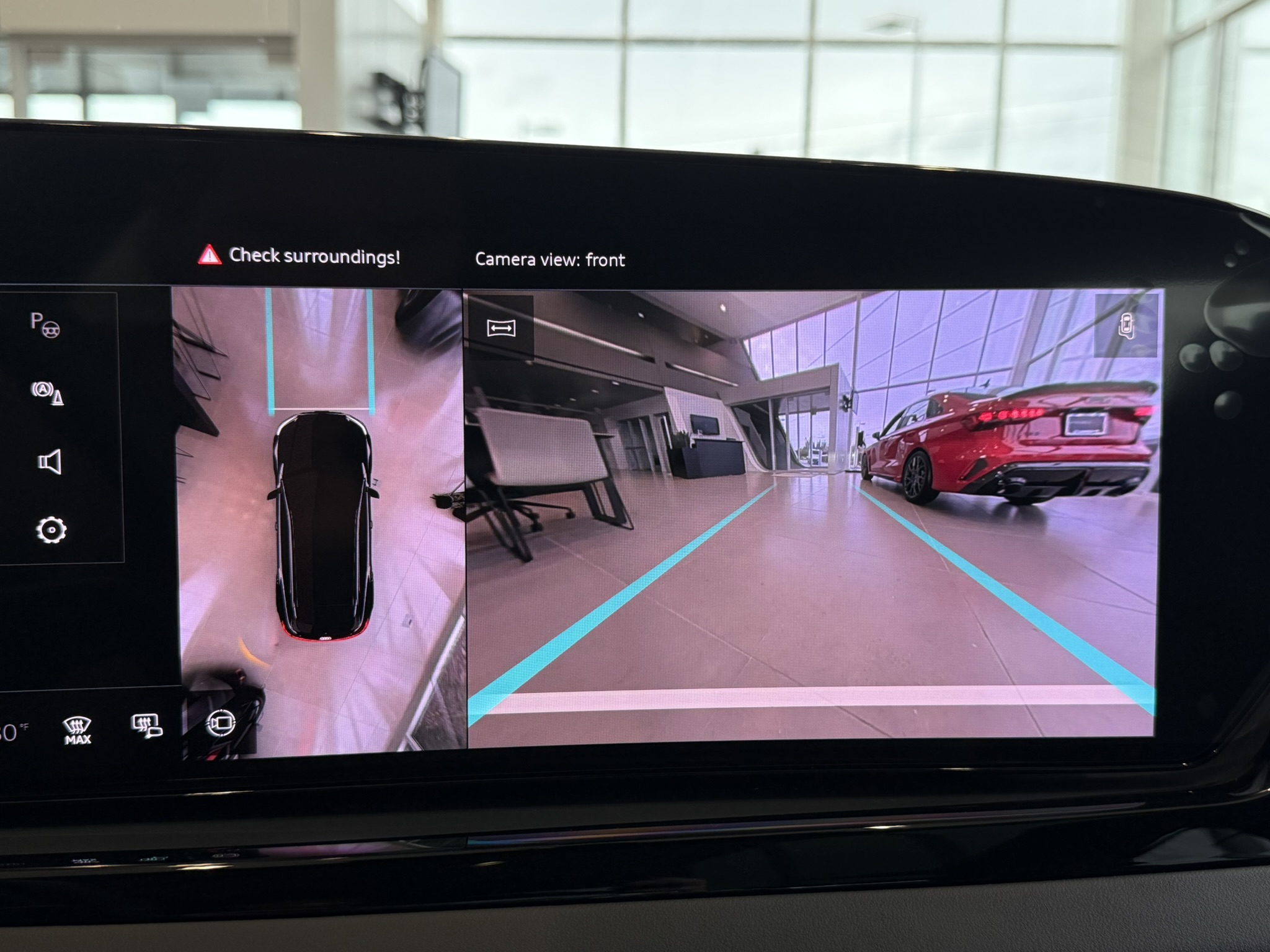 When installed correctly, the Platypus License Plate Mount should not interfere with the parking/proximity sensors. 