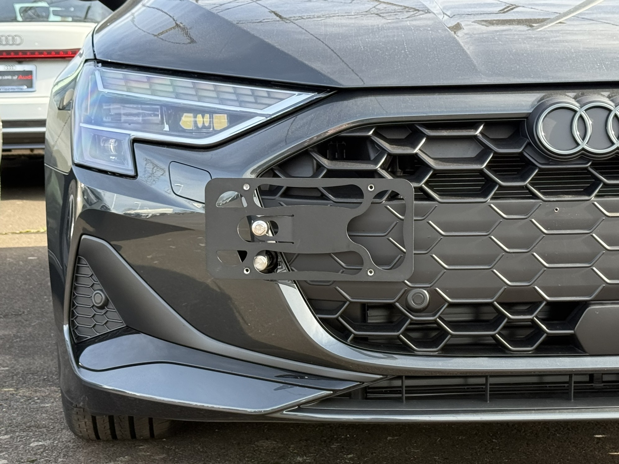 The Platypus License Plate Mount for Audi A3 8Y 2022 to 2026 2025+ (Facelift)