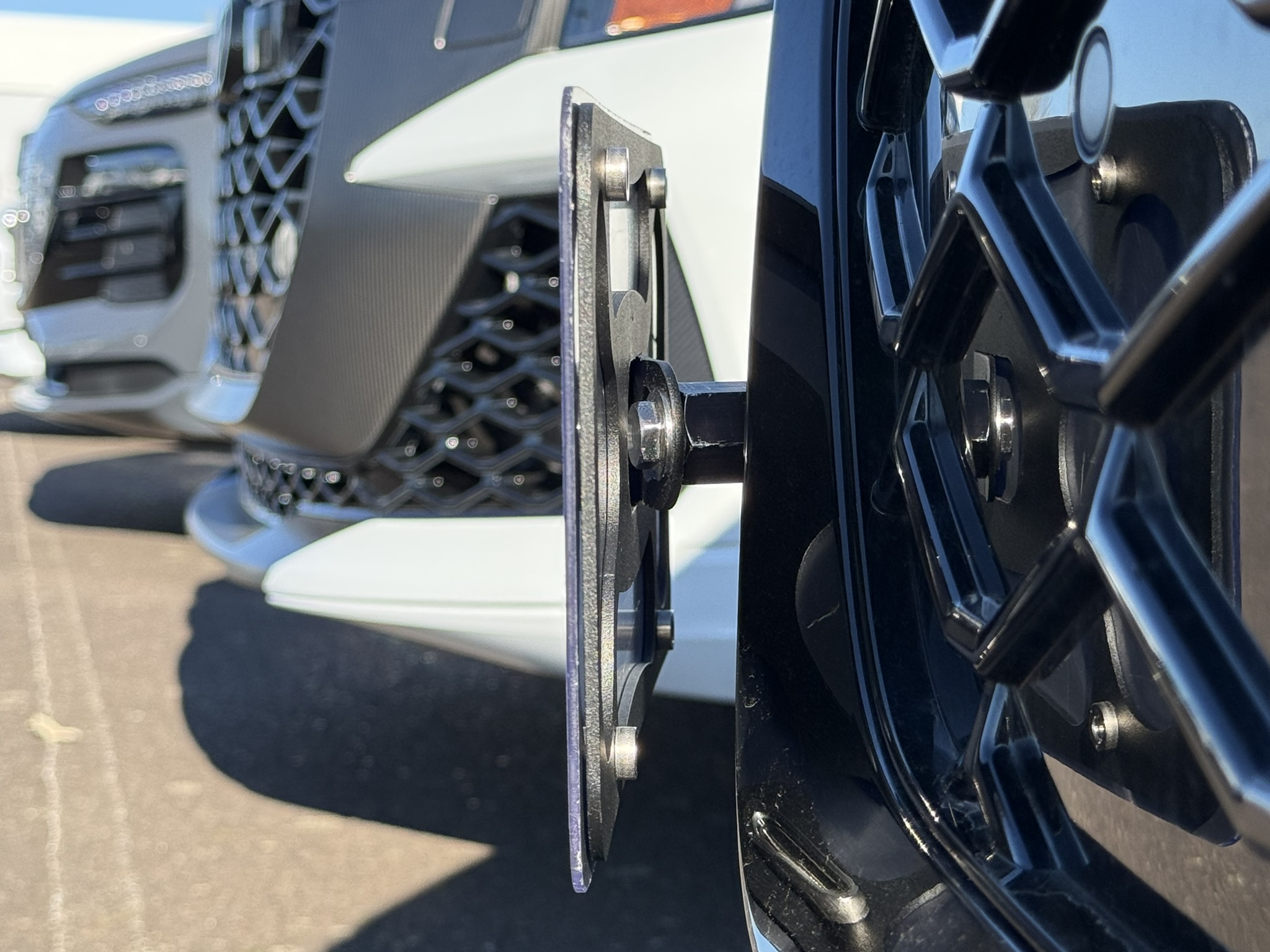 The Platypus License Plate Mount for Audi RS Q8 2020 to 2026 2025+ (Facelift)