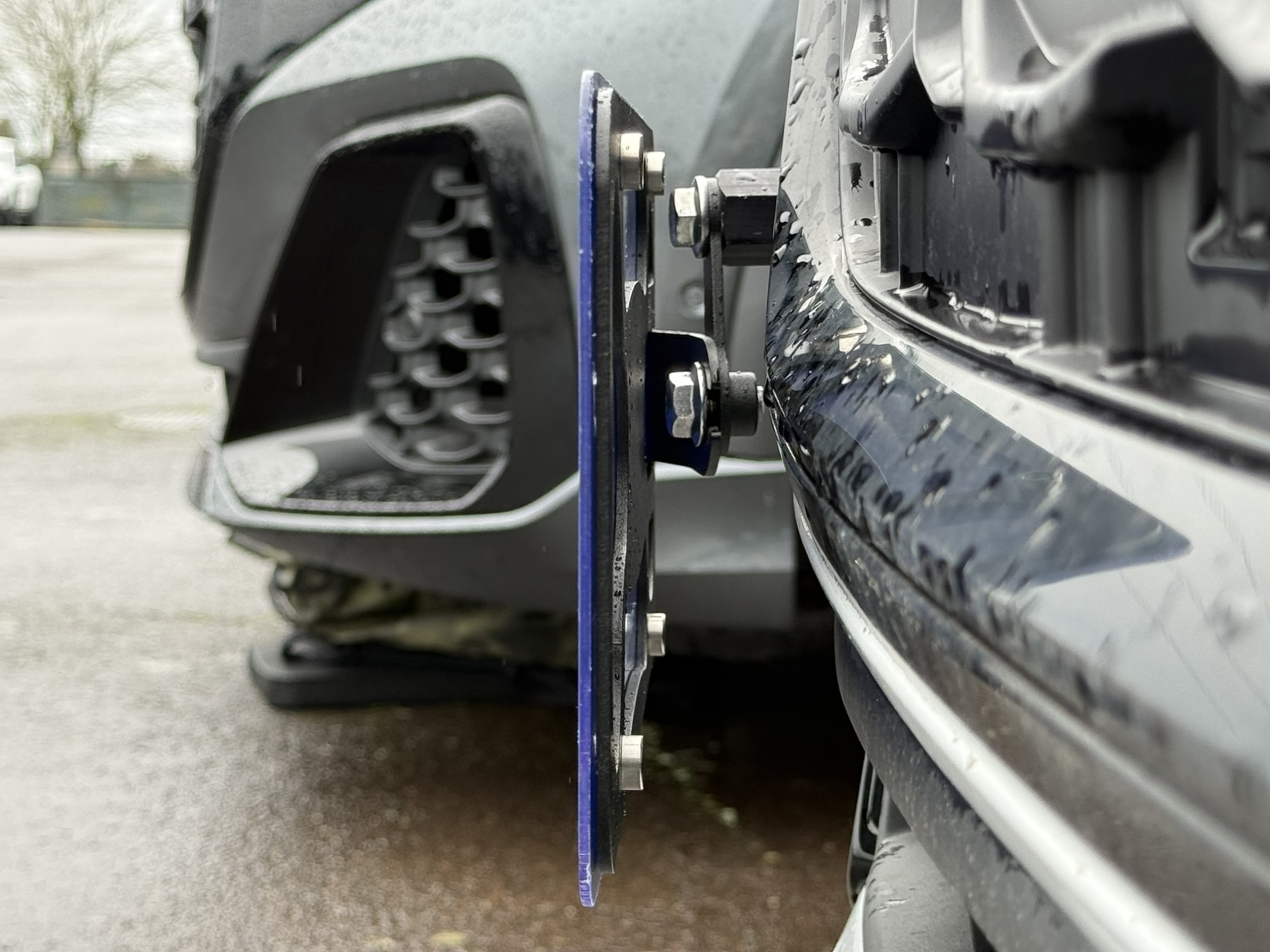 The Platypus License Plate Mount for Audi SQ8 2020 to 2026 2024+ (Facelift)