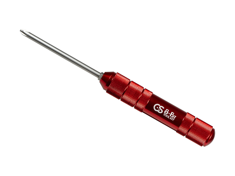 The CravenSpeed 8-Bit Tool Kit assembled with the #2 Phillips head bit.
