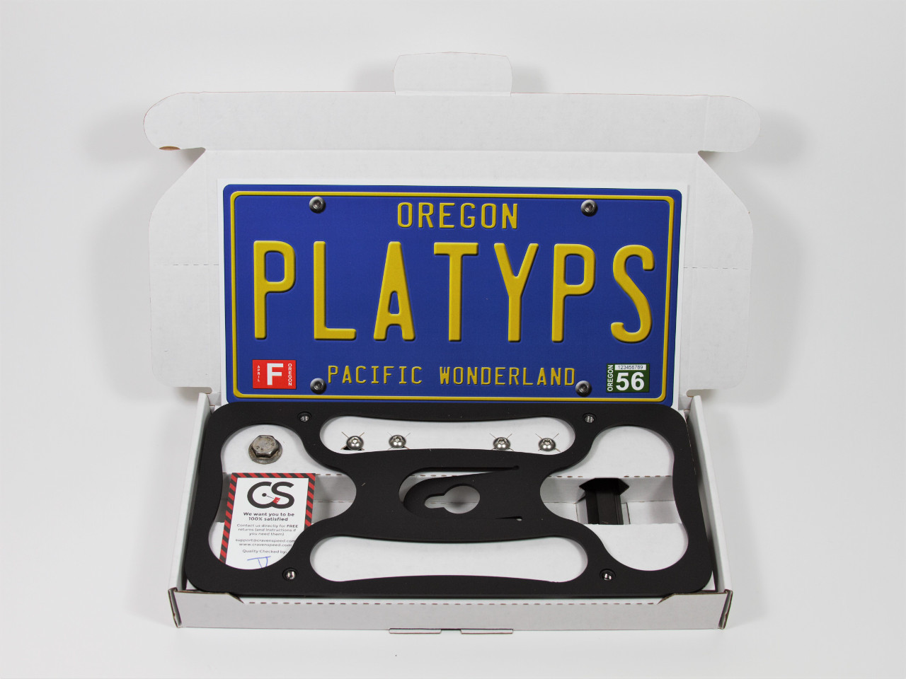 The Platypus License Plate Mount