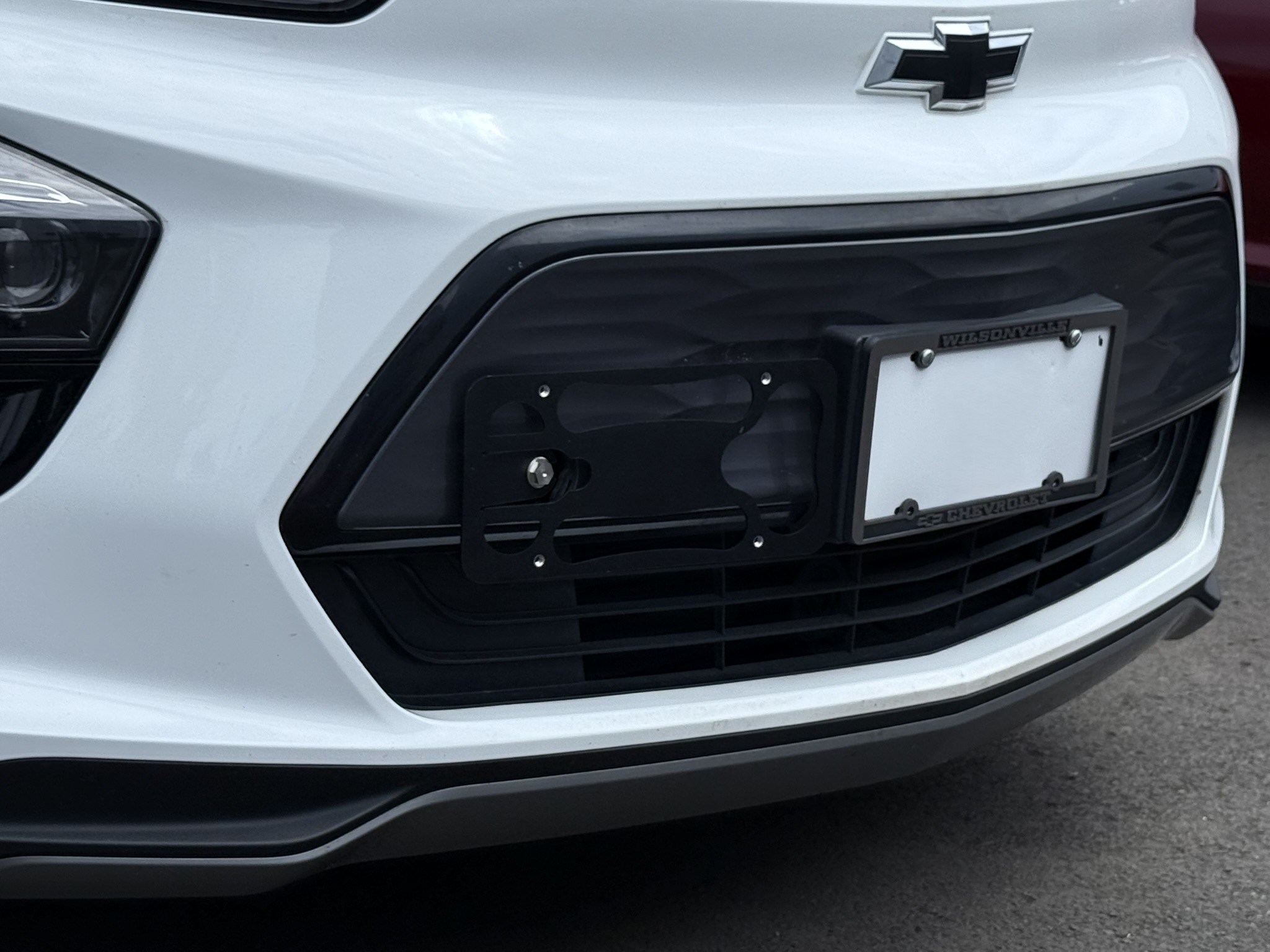 The Platypus License Plate Mount for Chevrolet Bolt EUV 2022 to 2023