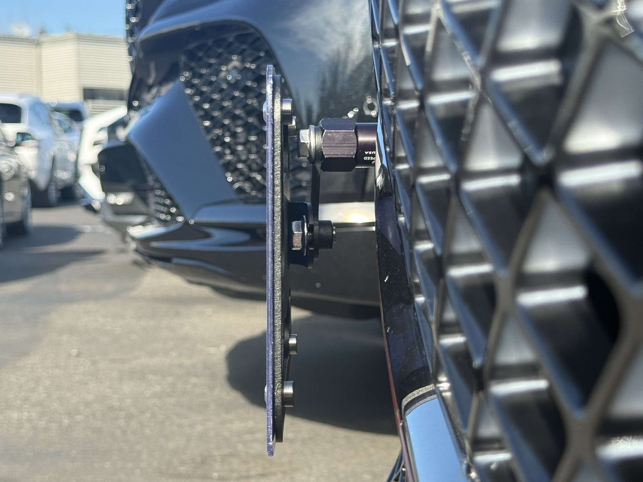 The Platypus License Plate Mount for Genesis G70 2019 to 2026