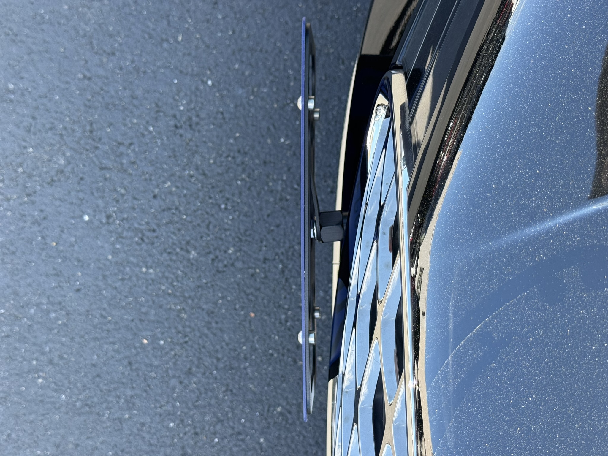 The Platypus License Plate Mount for Genesis G90 3rd gen HI 2017 to 2025